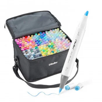 ohuhu 120 brush markers