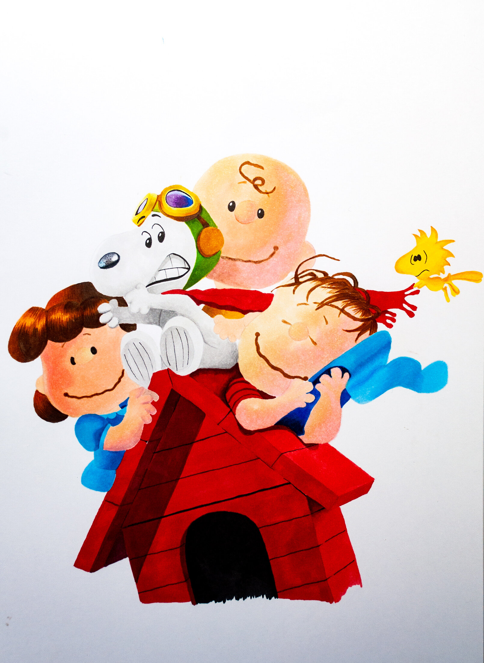 Ohuhu Marker Art Charlie Brown and Snoopy — The Art Gear Guide