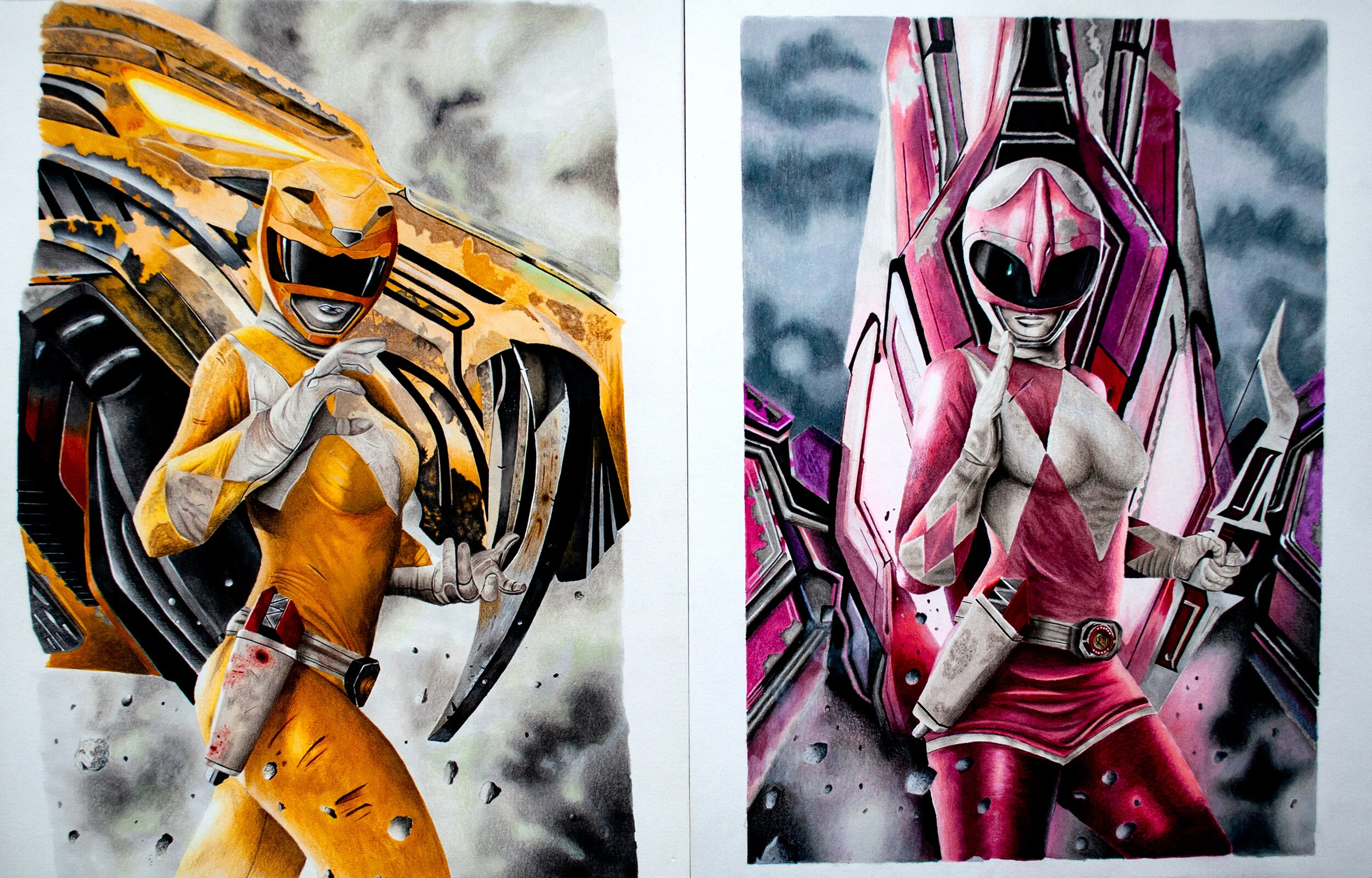 Power Rangers Artwork | Pink Power Ranger — The Art Gear Guide