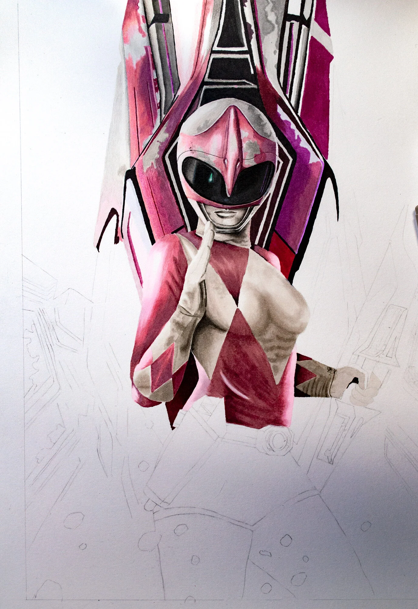 Power Rangers Artwork | Pink Power Ranger — The Art Gear Guide