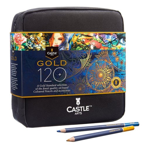 Castle Art Supplies 72 Colored Pencils Set, Quality Soft Core Colored  Leads for Adult Artists, Professionals and Colorists