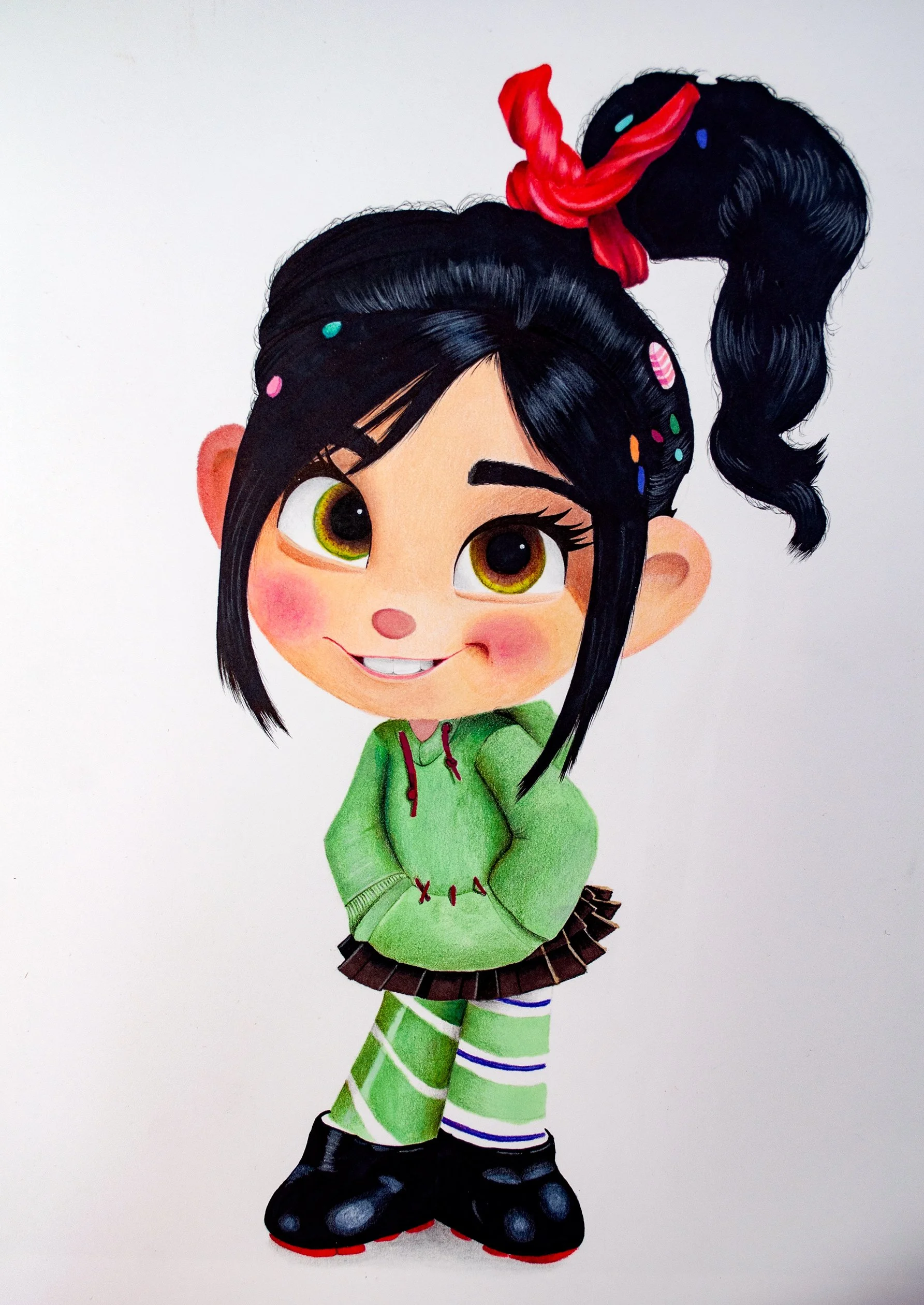 Sketchmarker Artwork | Reck It Ralph Vanellope von Schweetz