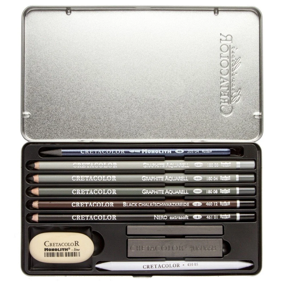 11 Piece Cretacolor Graphite Set 