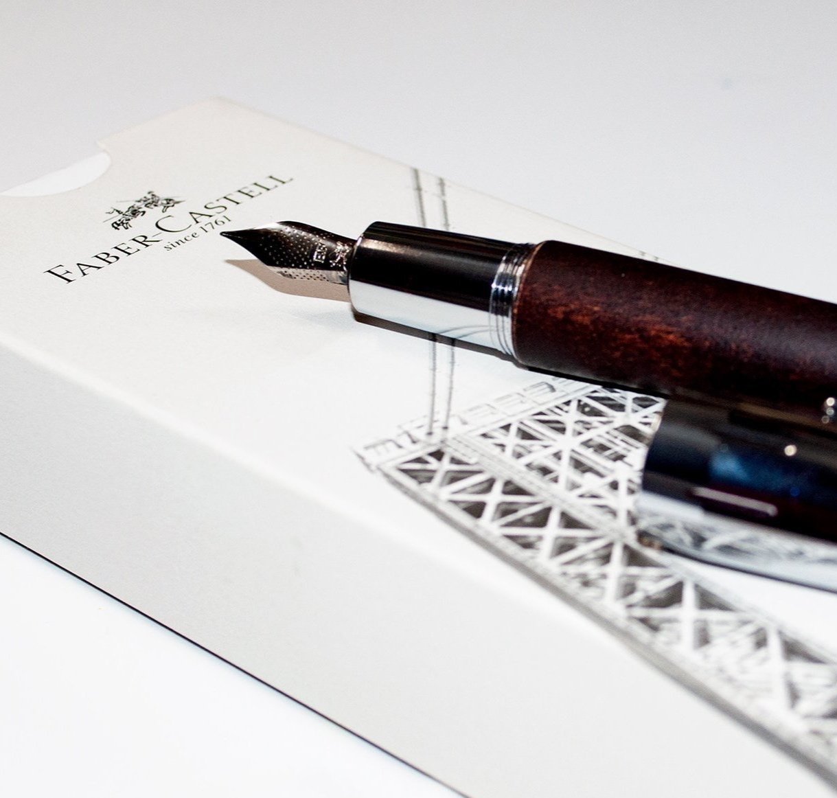 Faber Castell e-Motion Stained Pear Wood Fountain Pen Review
