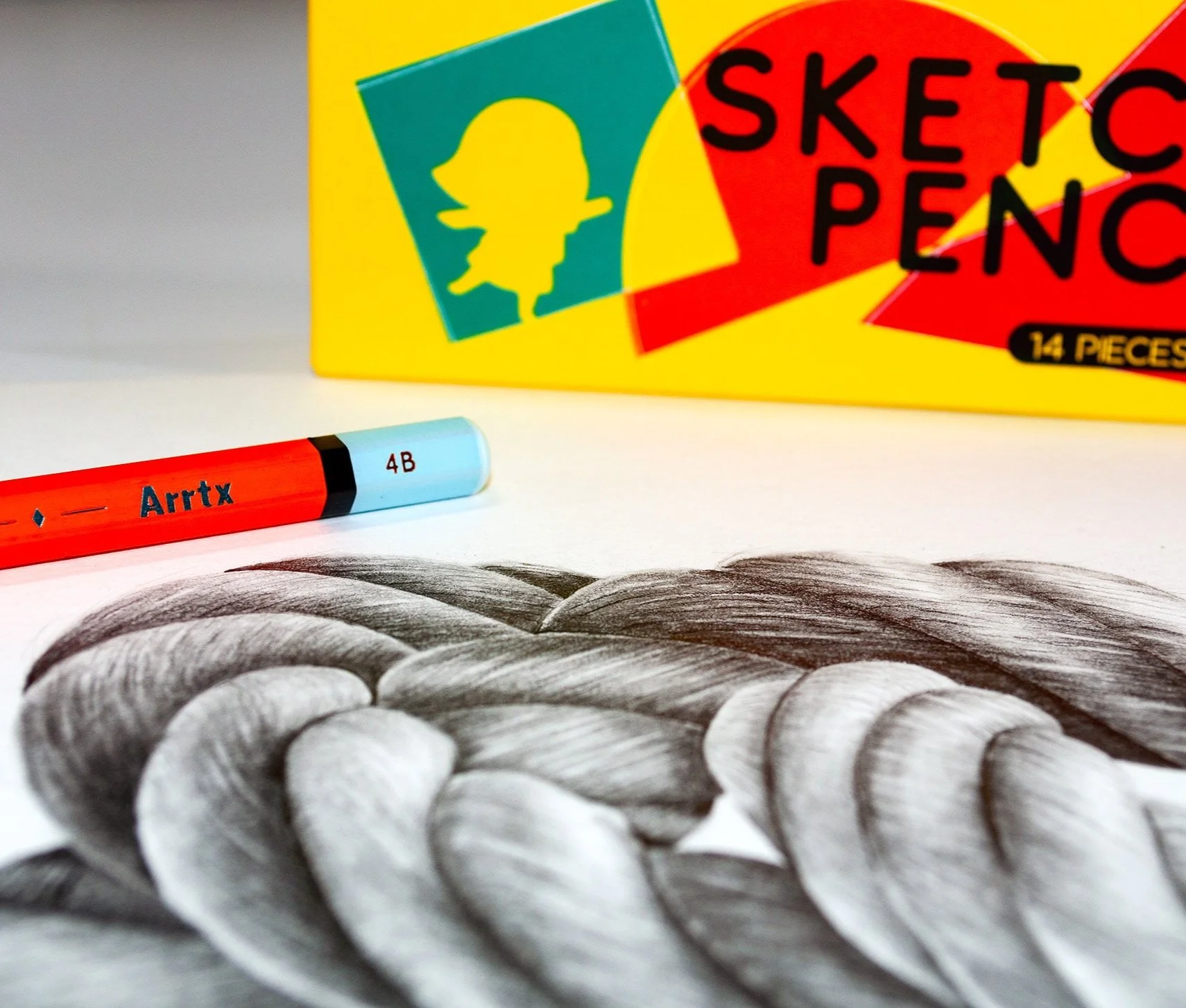 Graphite Rope Using Arrtx Sketching Pencils