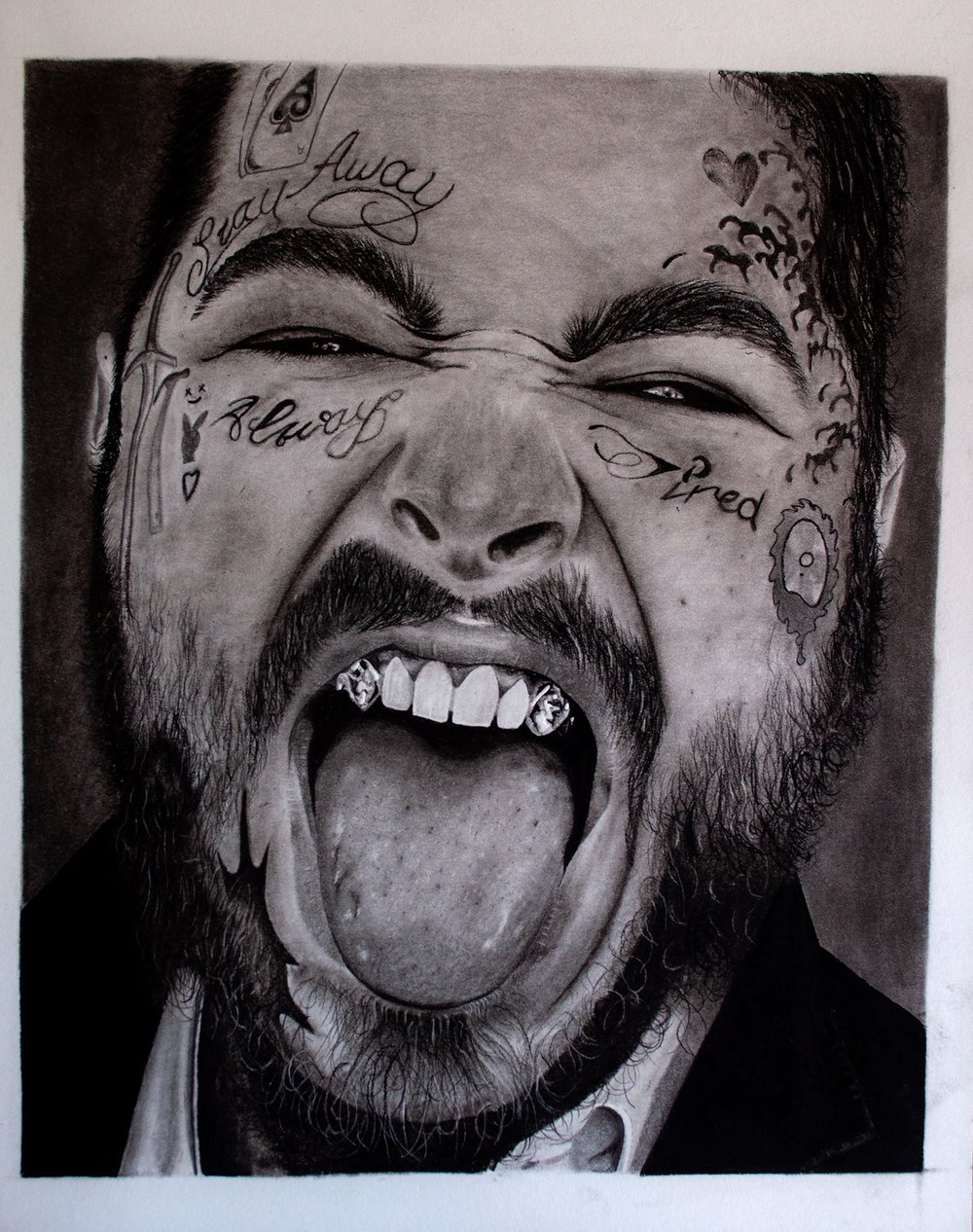 Post Malone Graphite And Charcoal Drawing — The Art Gear Guide