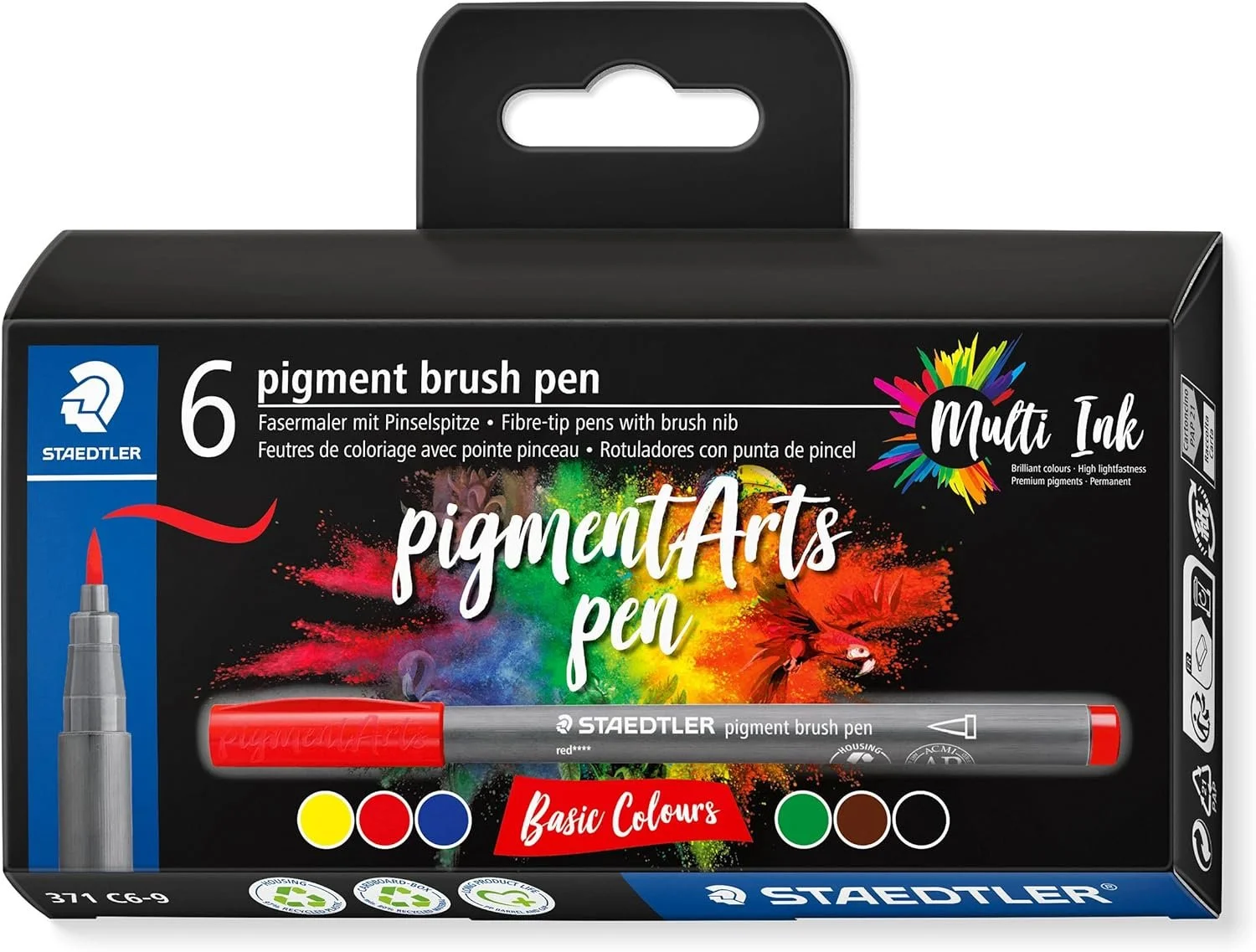 6 Set of Staedtler Pigment Art Pens
