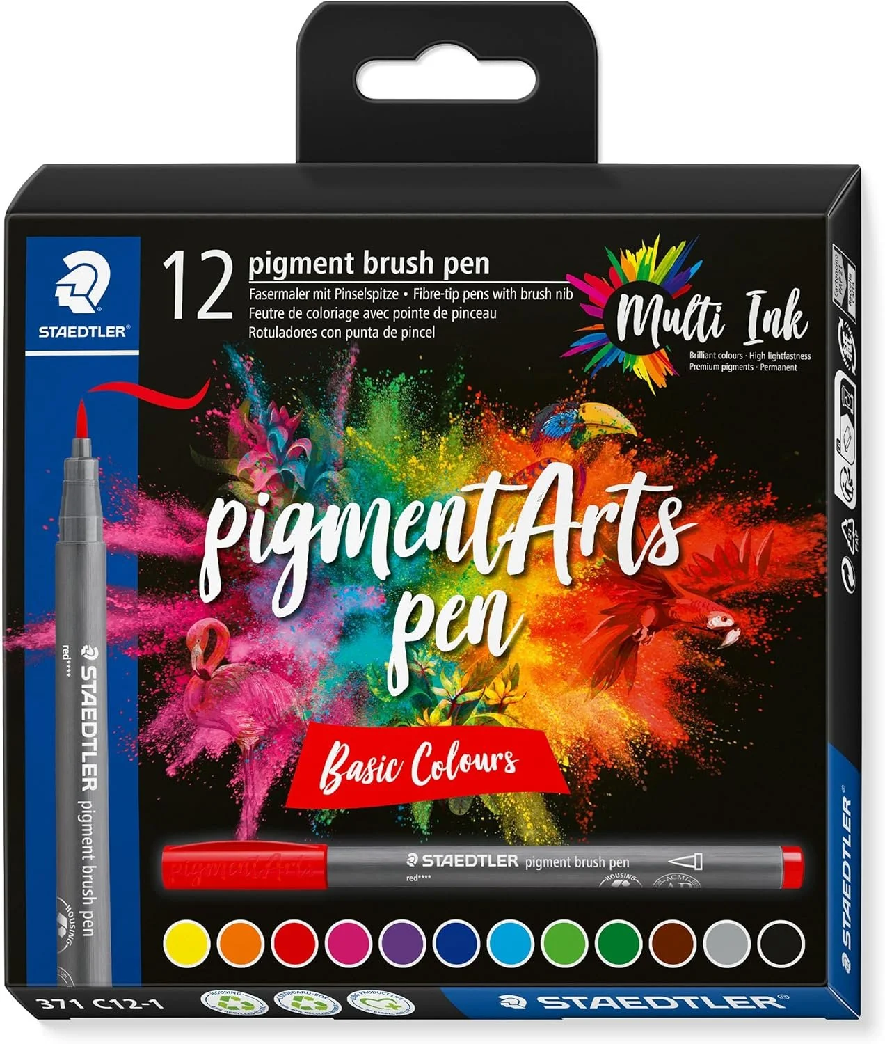 12 Set of Staedtler Pigment Art Pens