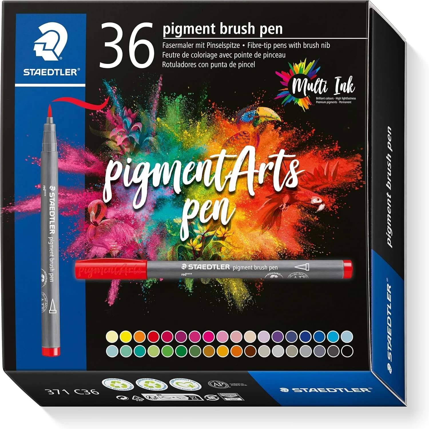 36 Set of Staedtler Pigment Art Pens
