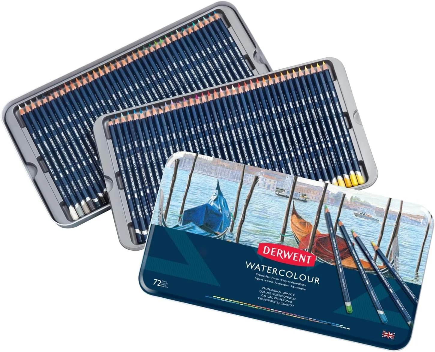 72 Set Derwent Watercolour Pencils 