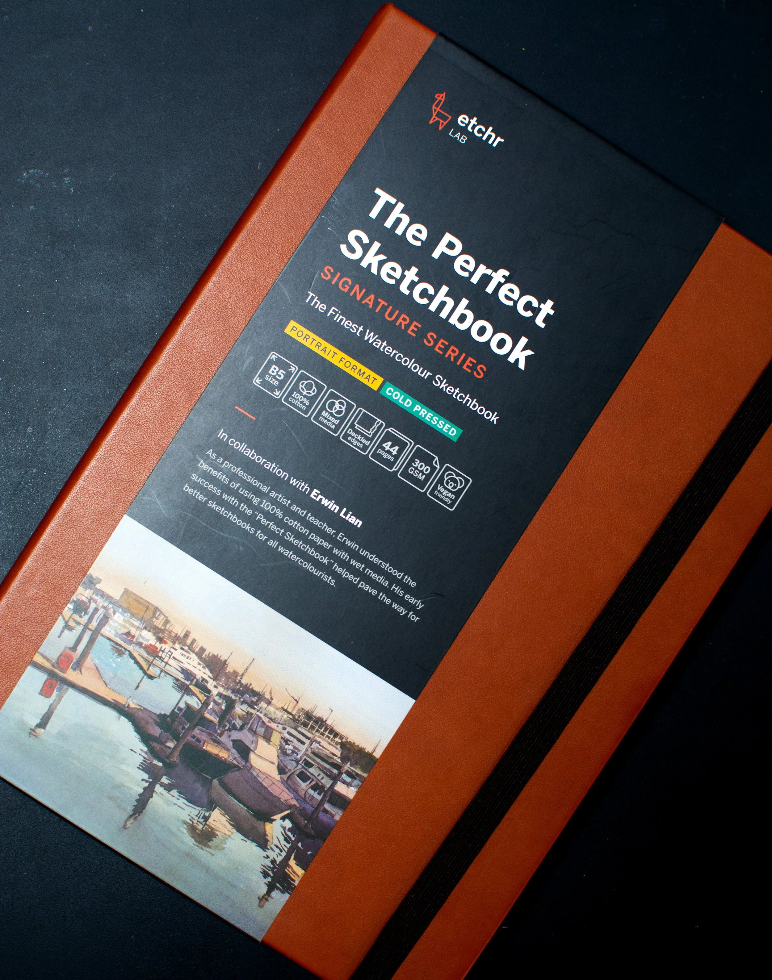 Etchr Signature Watercolour Cold Pressed Sketchbook 