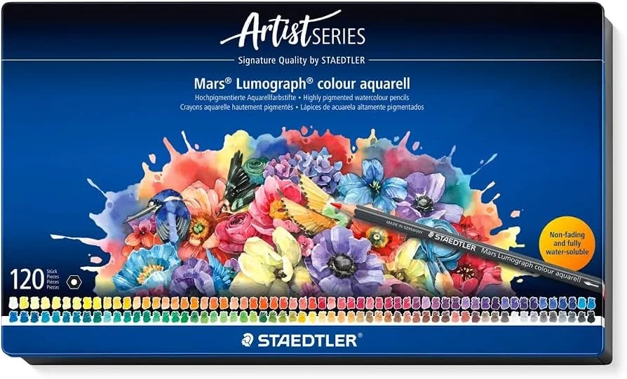 120 Set Staedtler Mars Lumograph Colour Aquarell