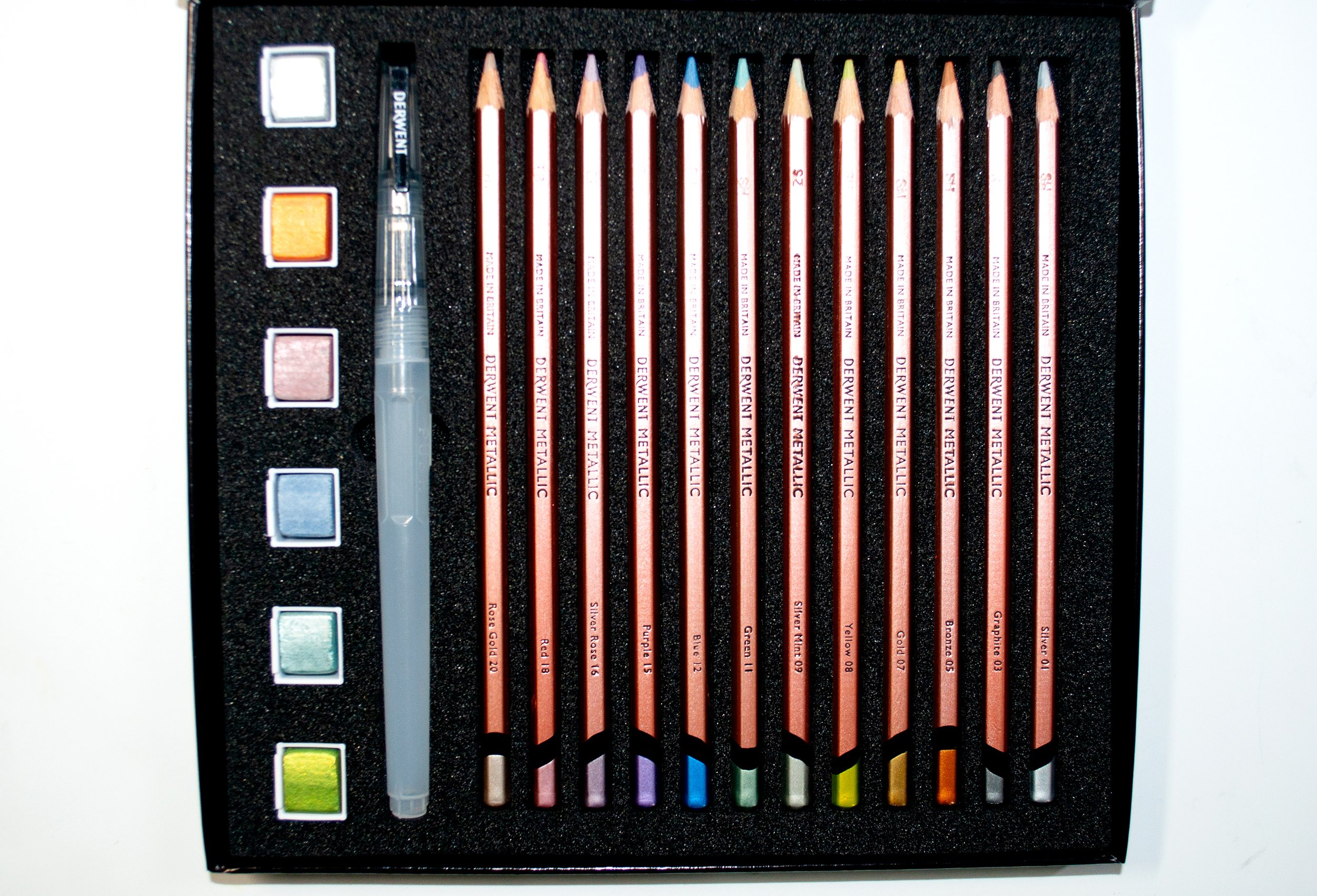 Derwent Metallic Pencil, Anniversary Set of 20
