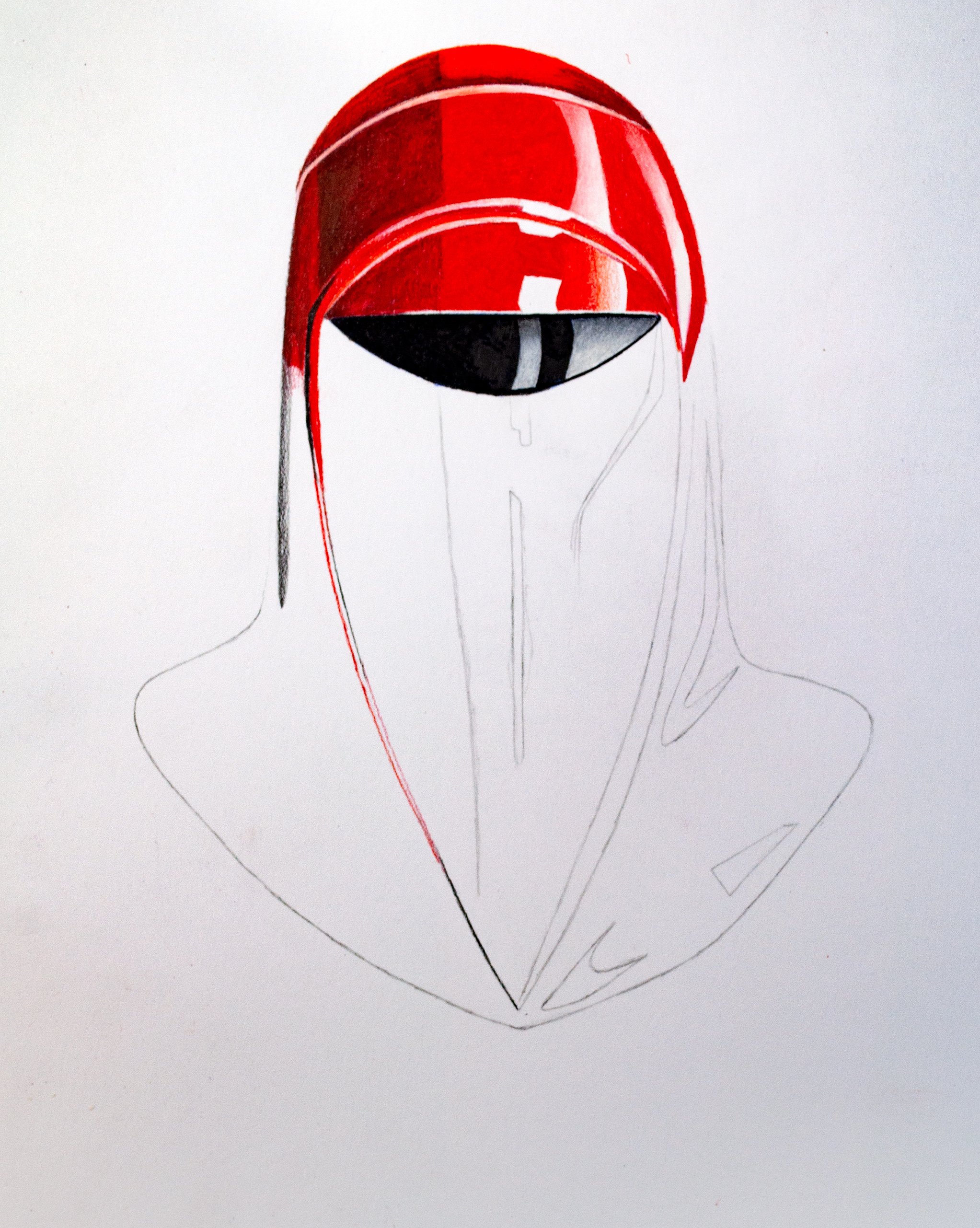 Posca Colored Pencils Artwork Star Wars The Emperor's Royal Guard — The Art  Gear Guide