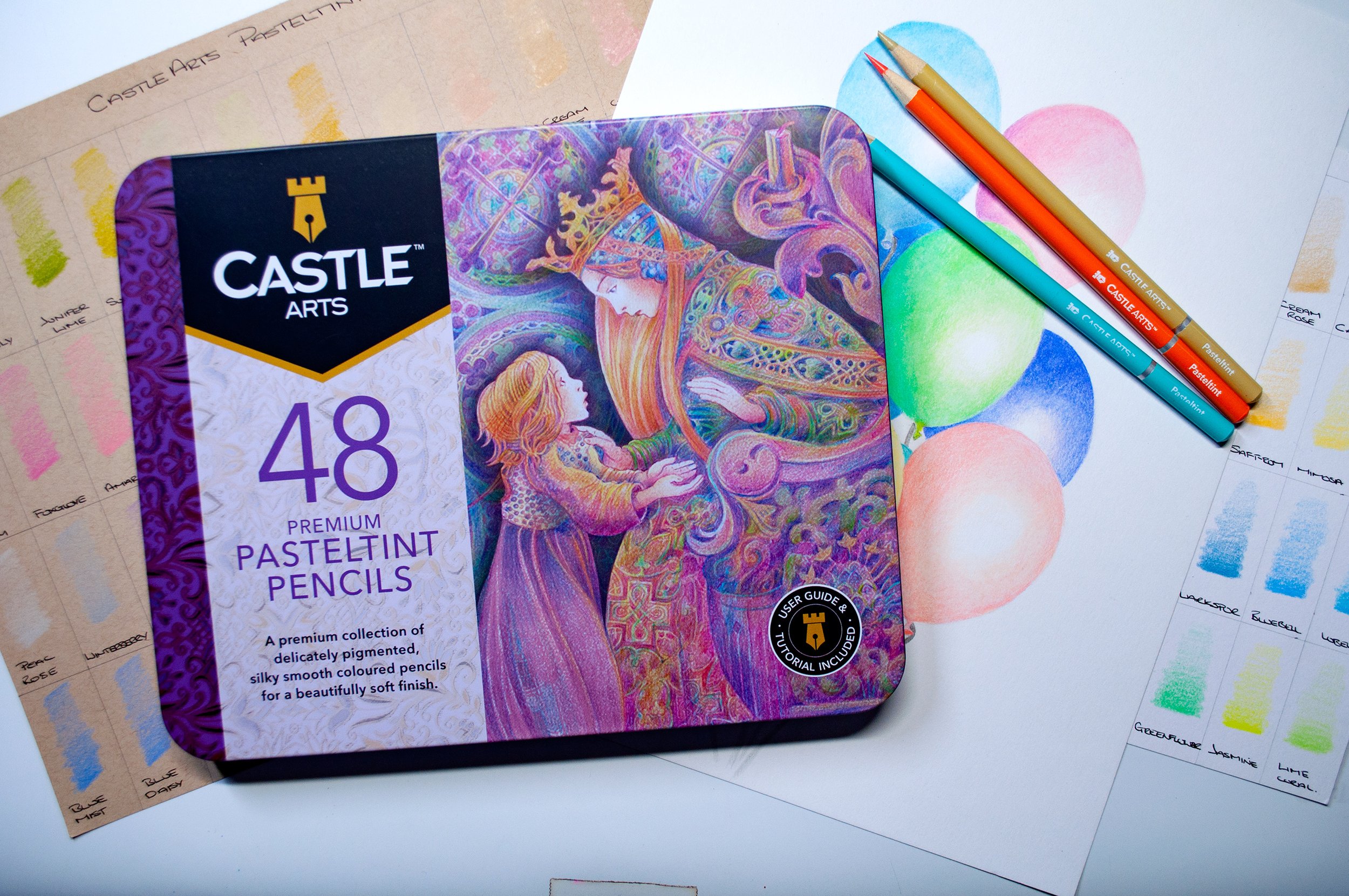 Fueled by Clouds & Coffee: Product Review: Castle Arts Colored