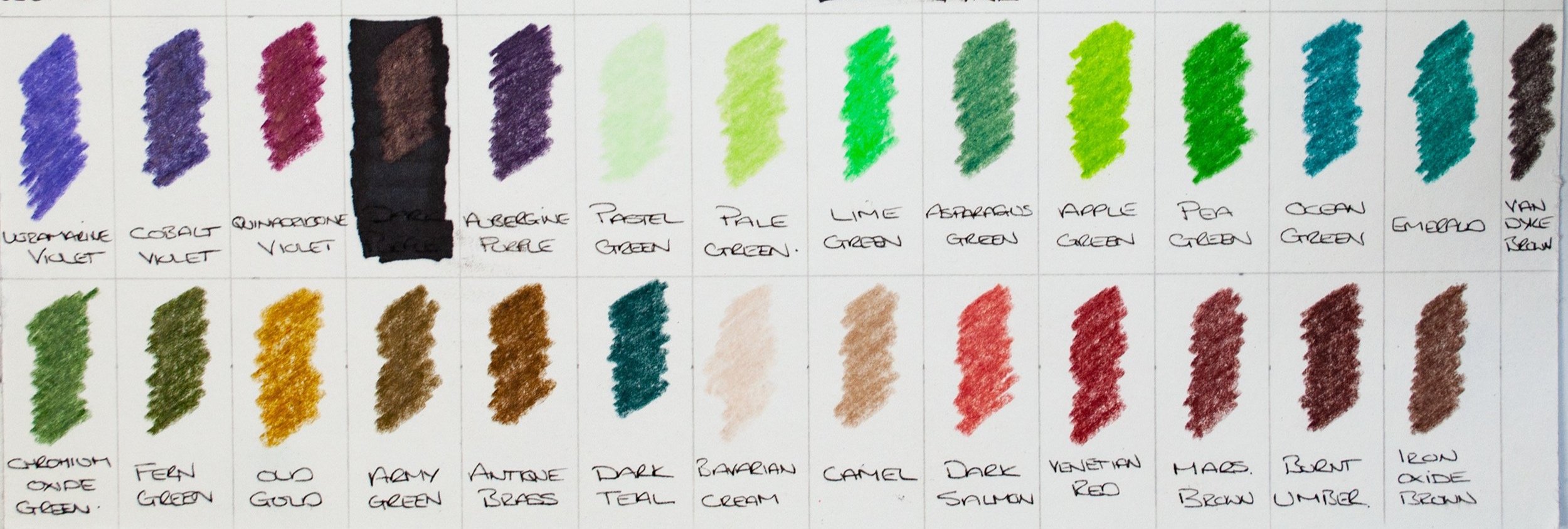 Arrtx 126 Colored Pencils : Présentation et Colo Test 