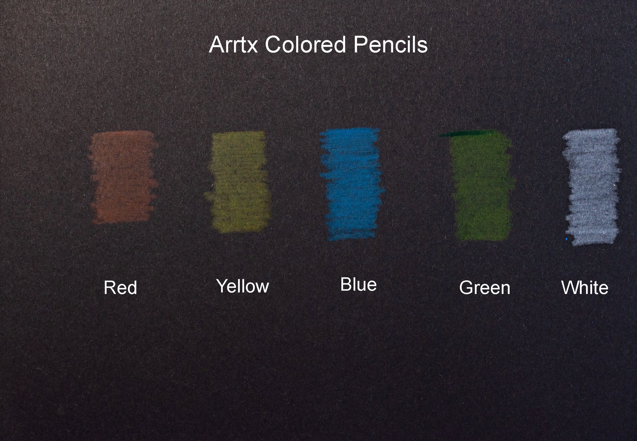 Arrtx - LARGE PRINT 126 Colored Pencil Set - DIY Color Chart / Swatch Sheet  - Digital Download