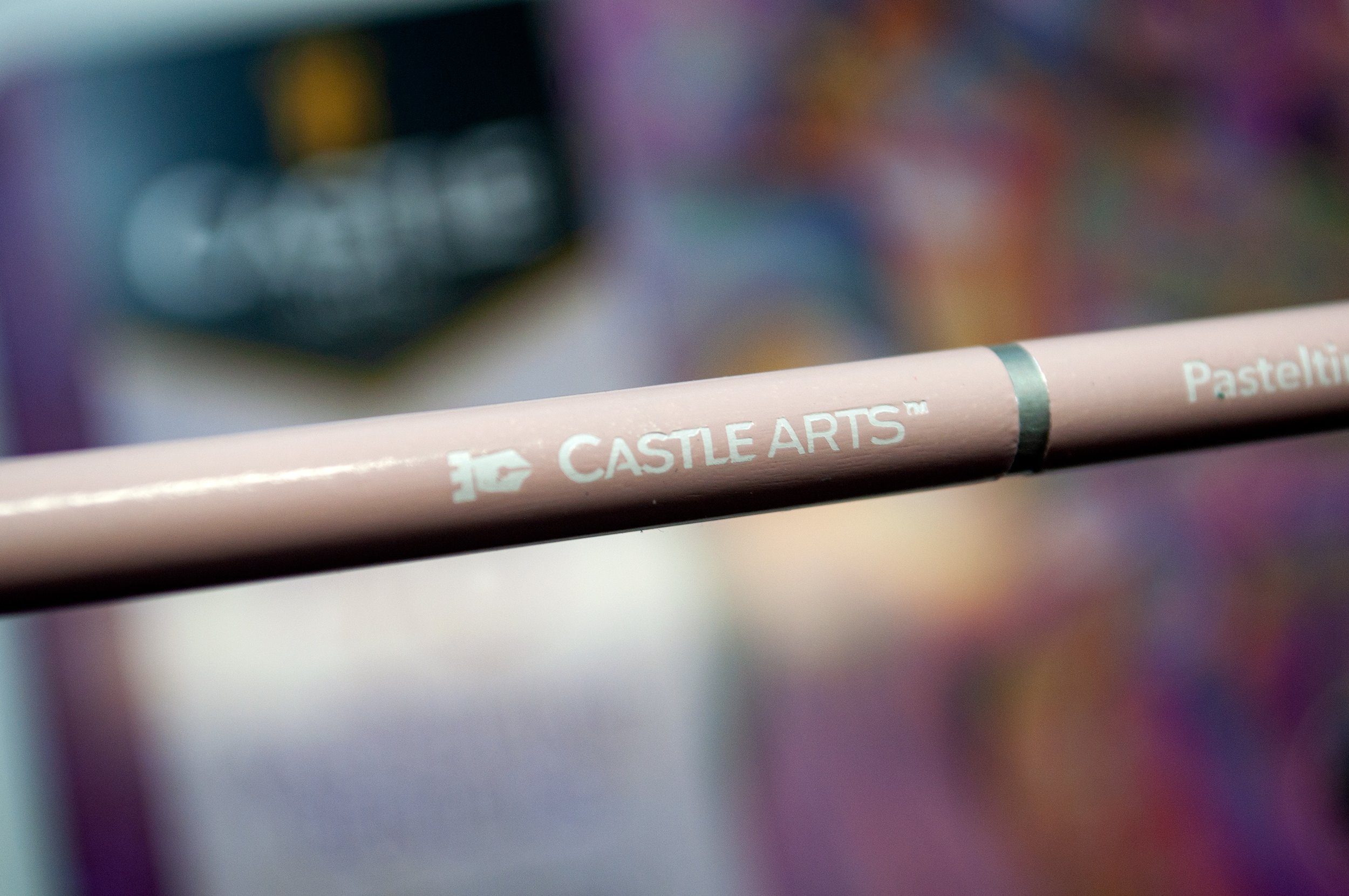 Castle Art Supplies Gold Standard 72 Coloring Pencils Set with Extras |  Quality Oil-based Colored Cores Stay Sharper, Tougher Against Breakage |  For