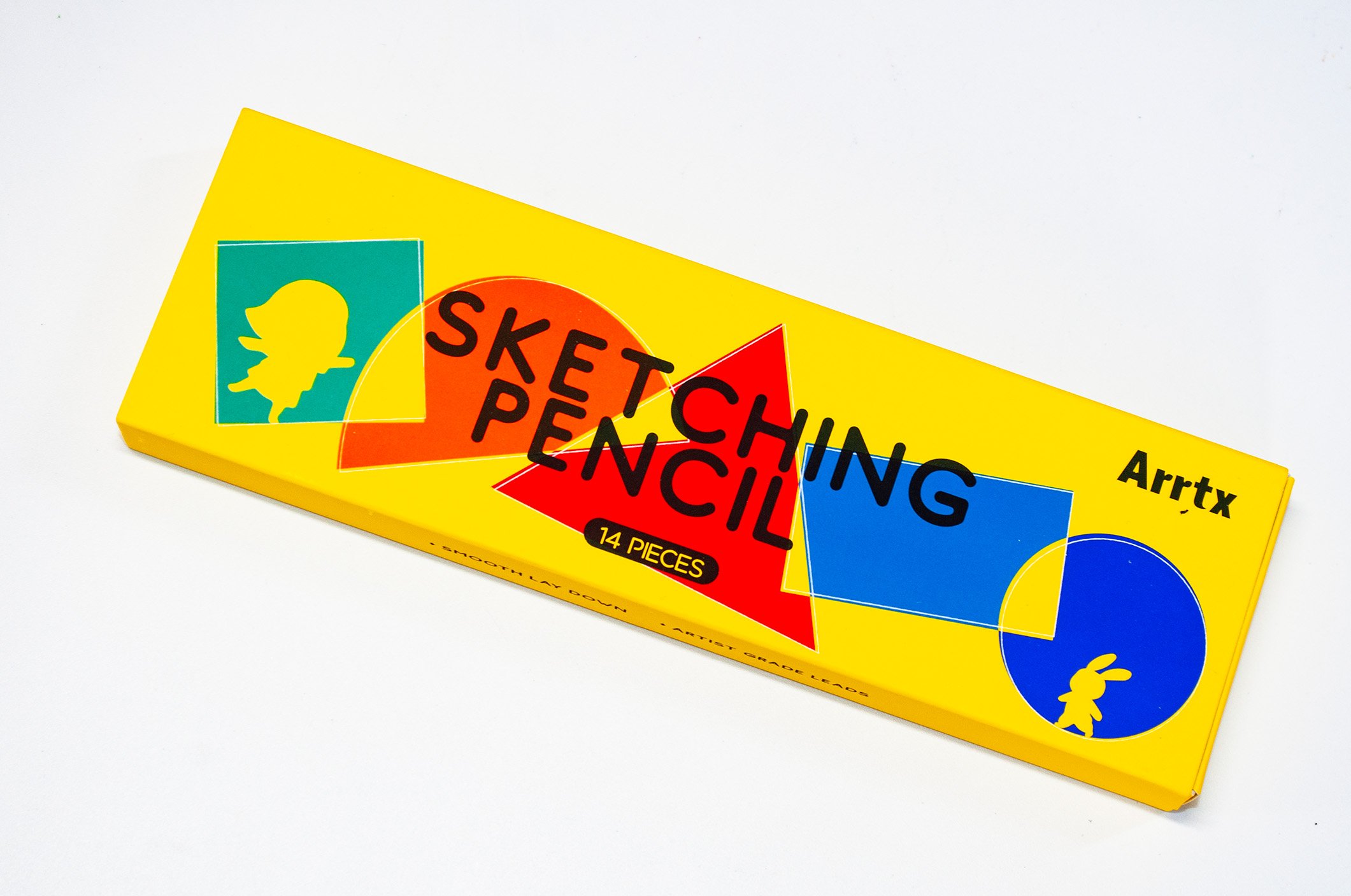 Arrtx Drawing Pencils, 14 Pcs (4H - 8B) Artist Sketching Pencils