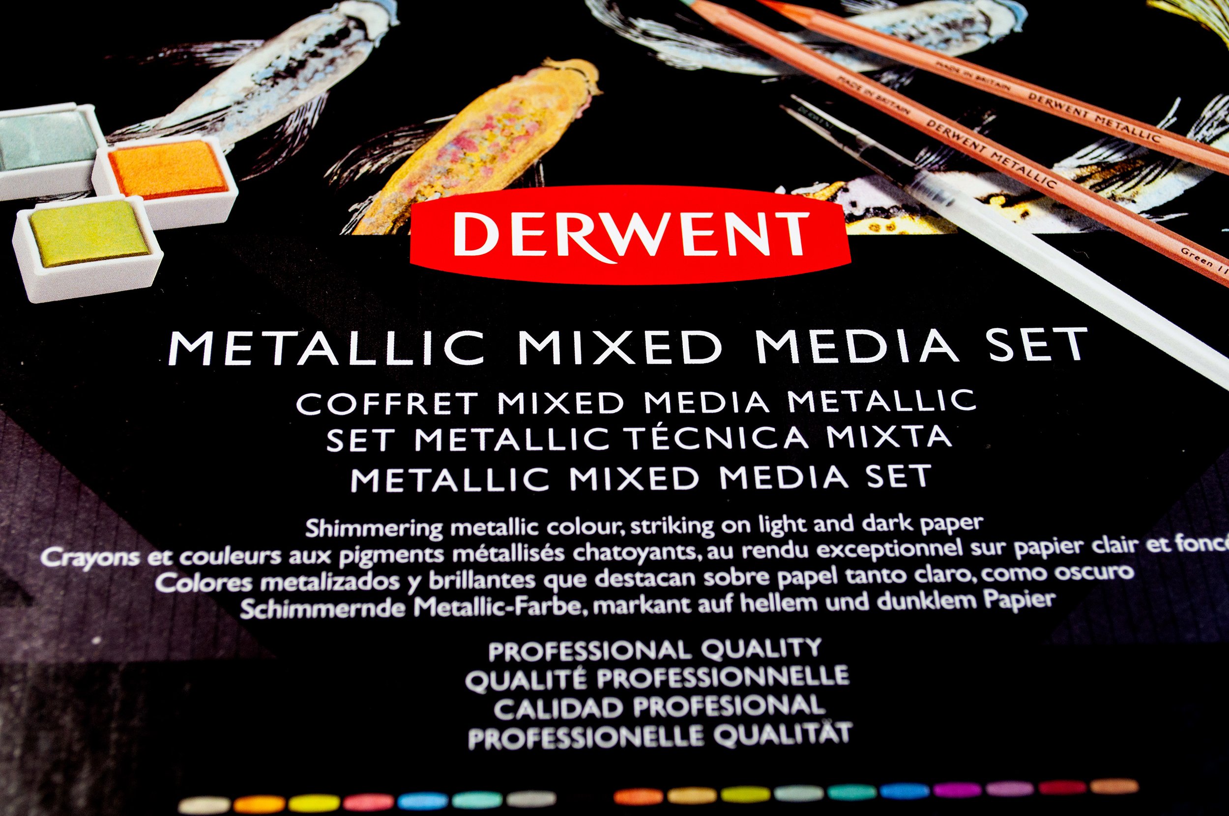 Derwent Metallic Watercolor Pans and Set