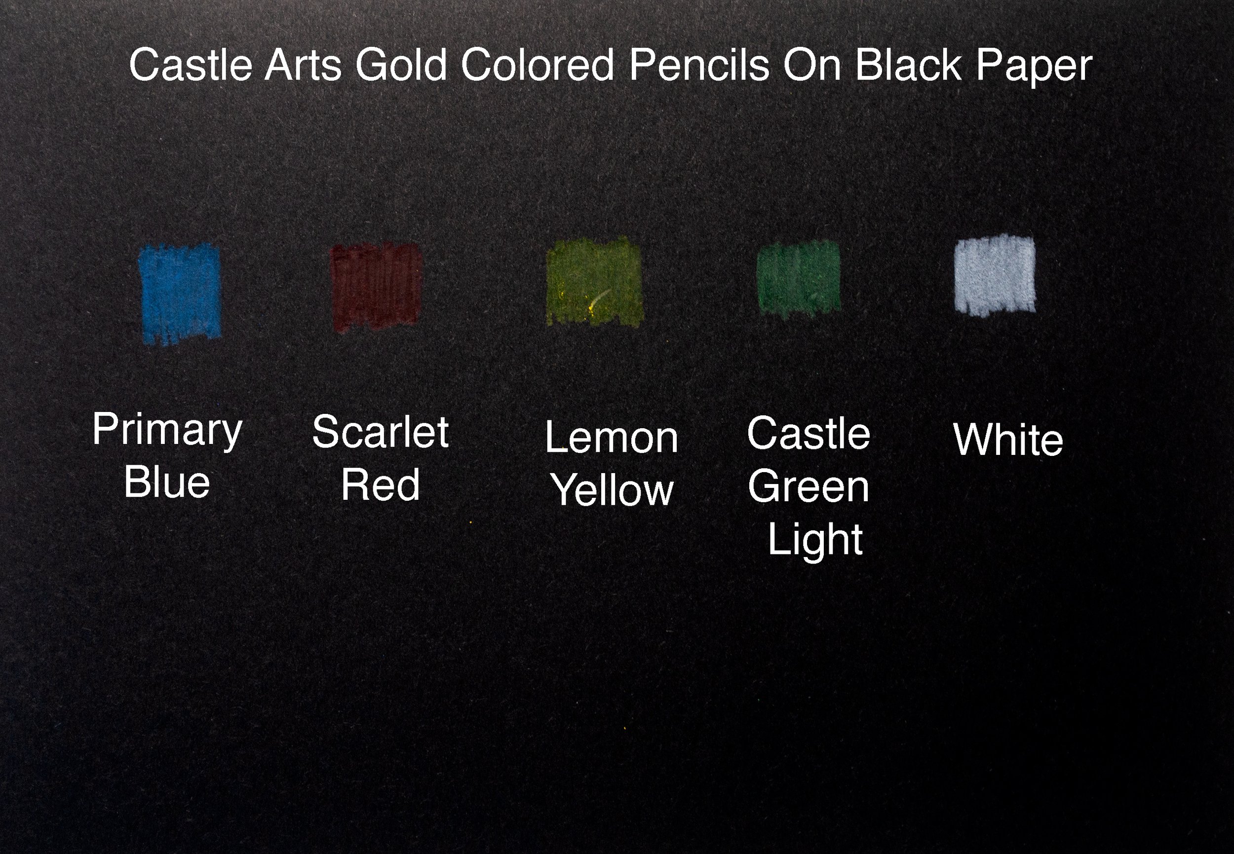 Castle Art Review: Castle Art Gold Colored Pencils 
