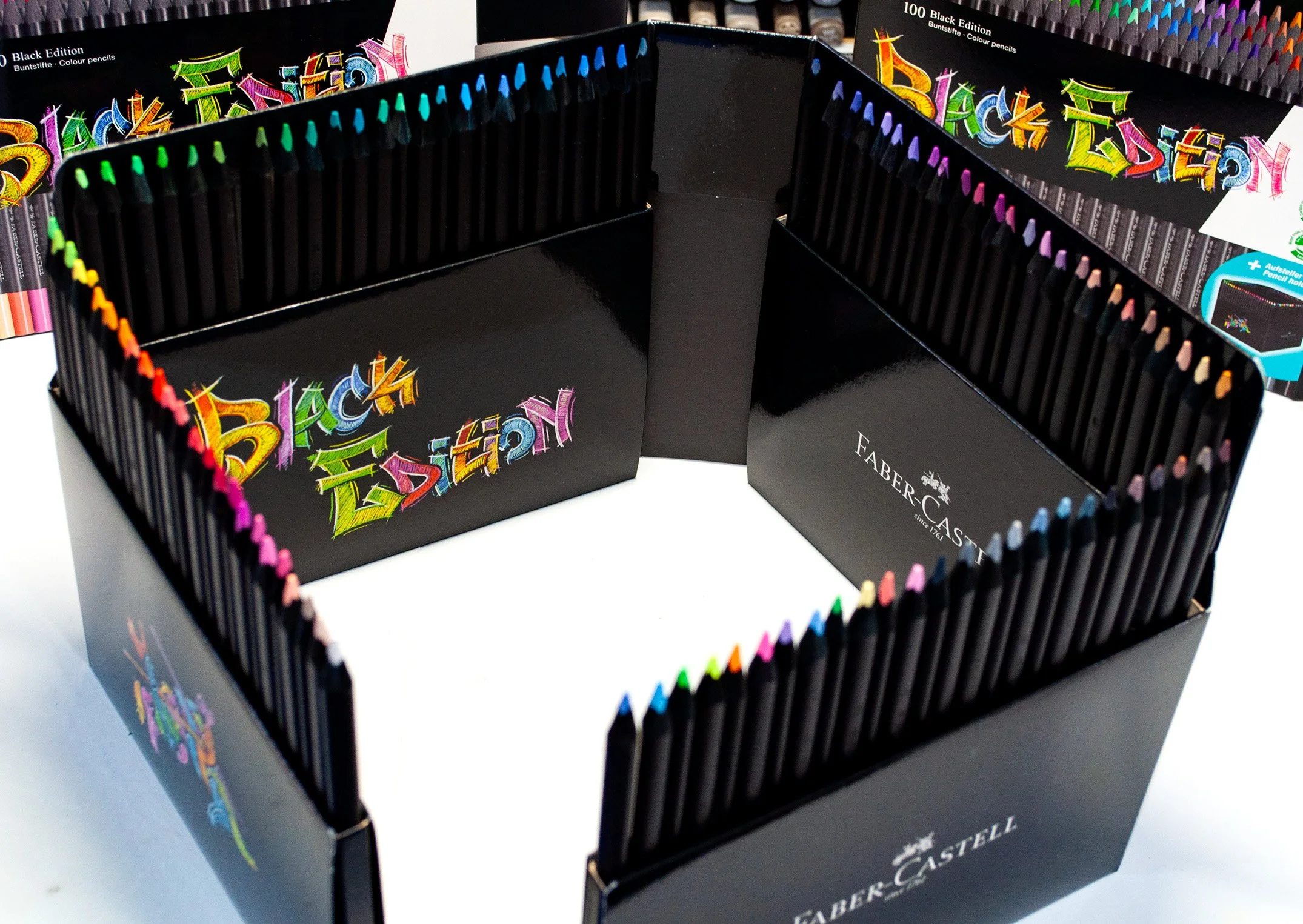 Faber Castell Black Edition Vs Faber Castell Classic Red Colored