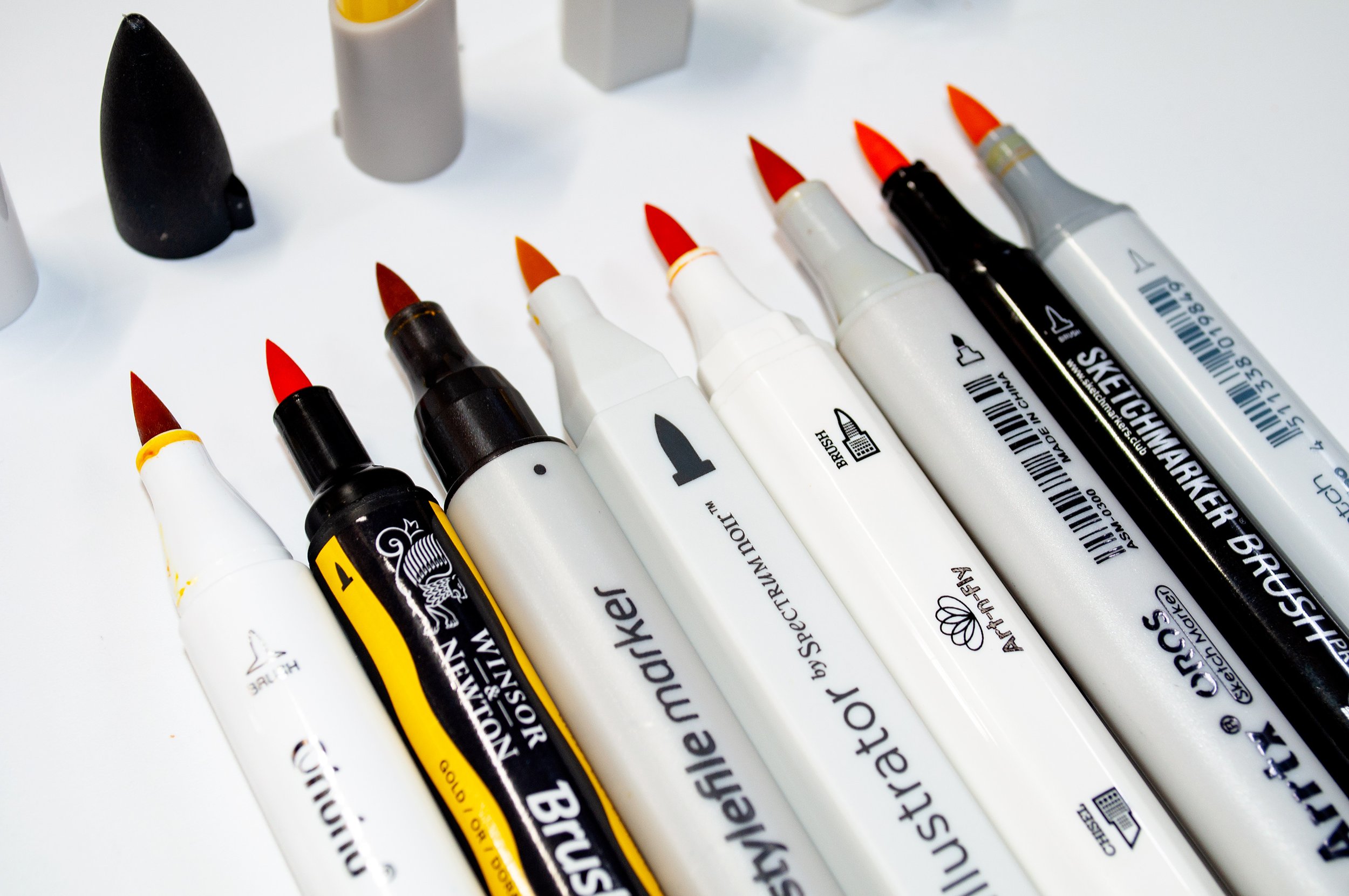 Art Marker Showdown: Copic Sketch Vs. FineColour Markers