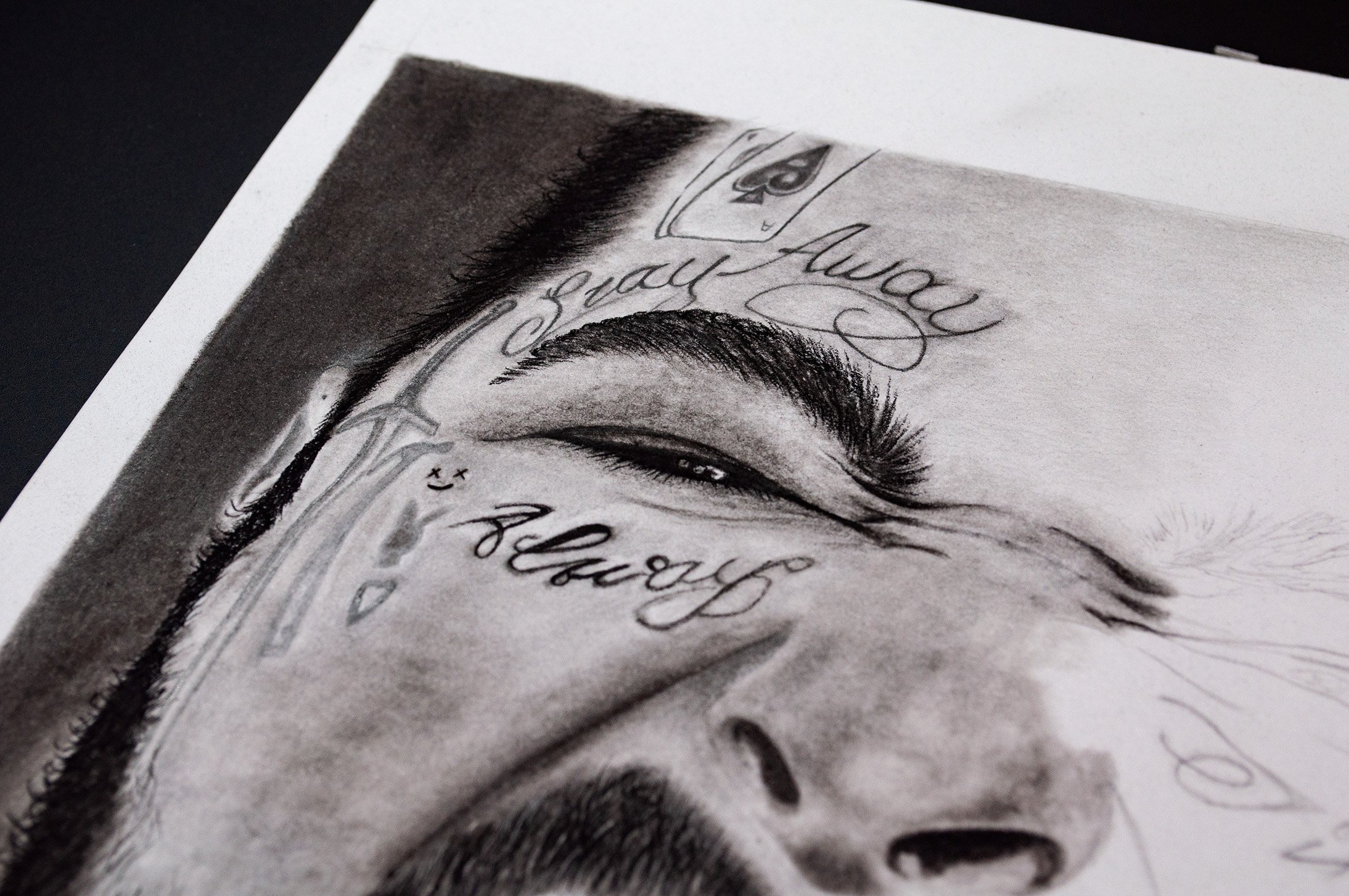 Post Malone Graphite And Charcoal Drawing — The Art Gear Guide