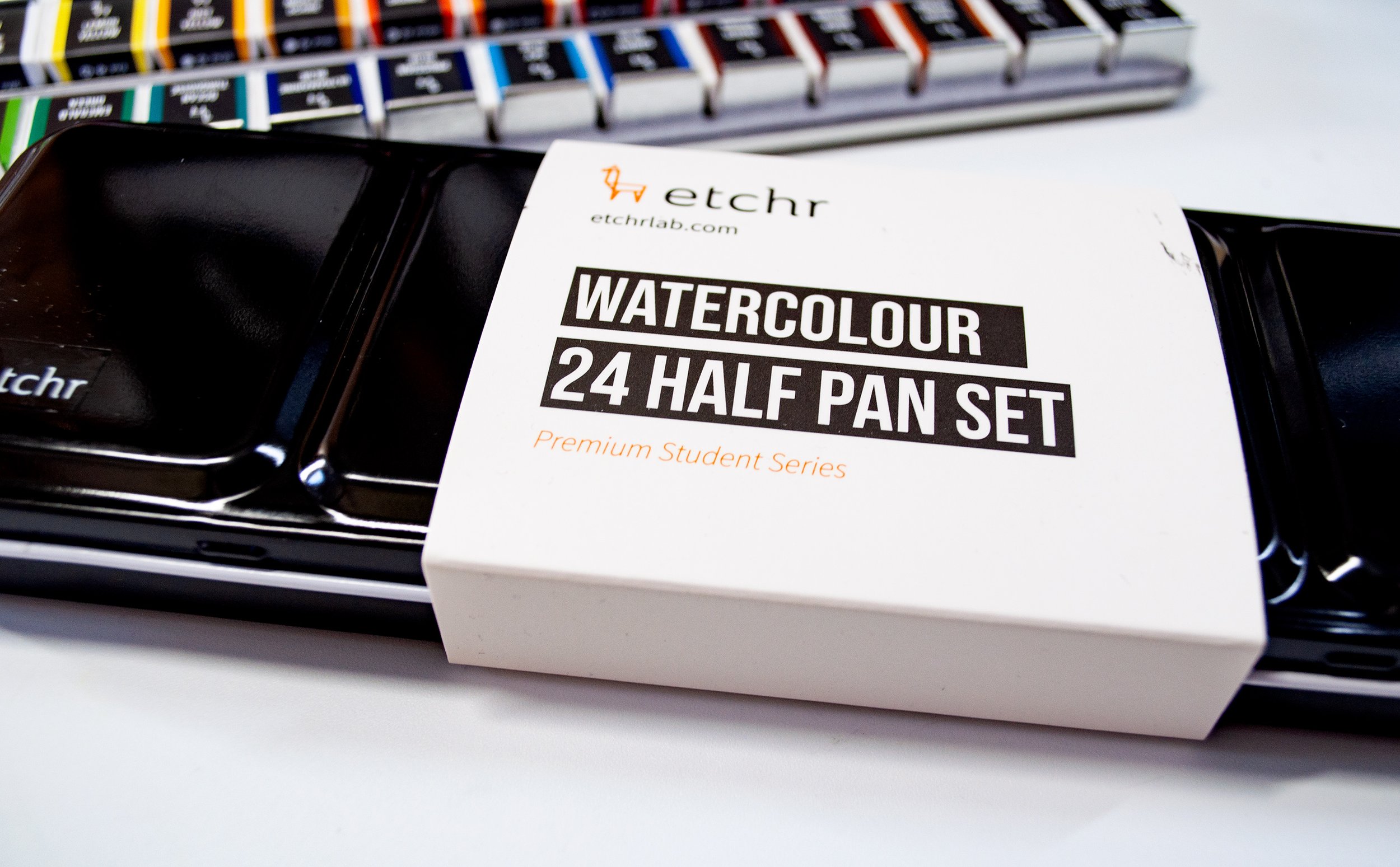 Etchr Watercolour Set | 24 Half Pans