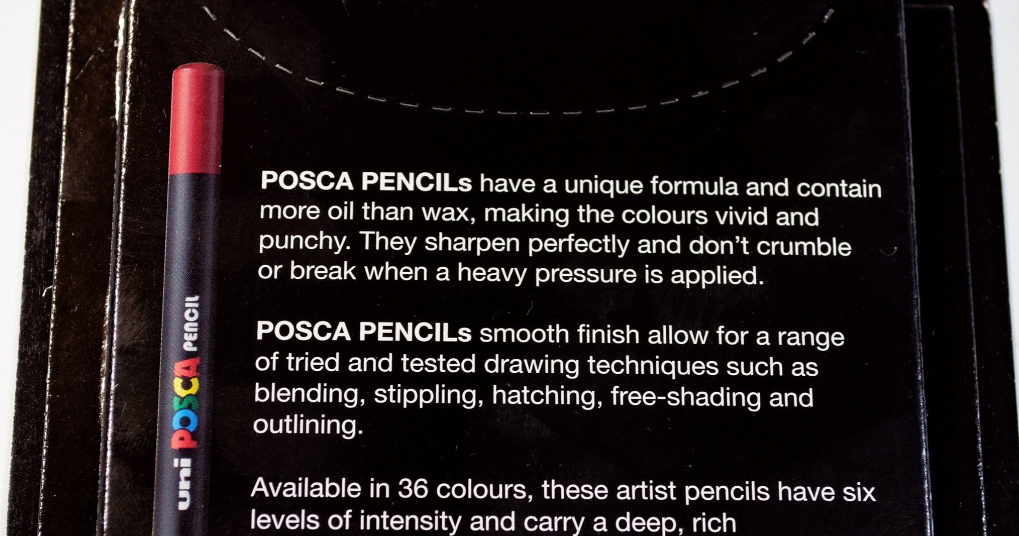 Fueled by Clouds & Coffee: Review: Uni Posca Colored Pencils