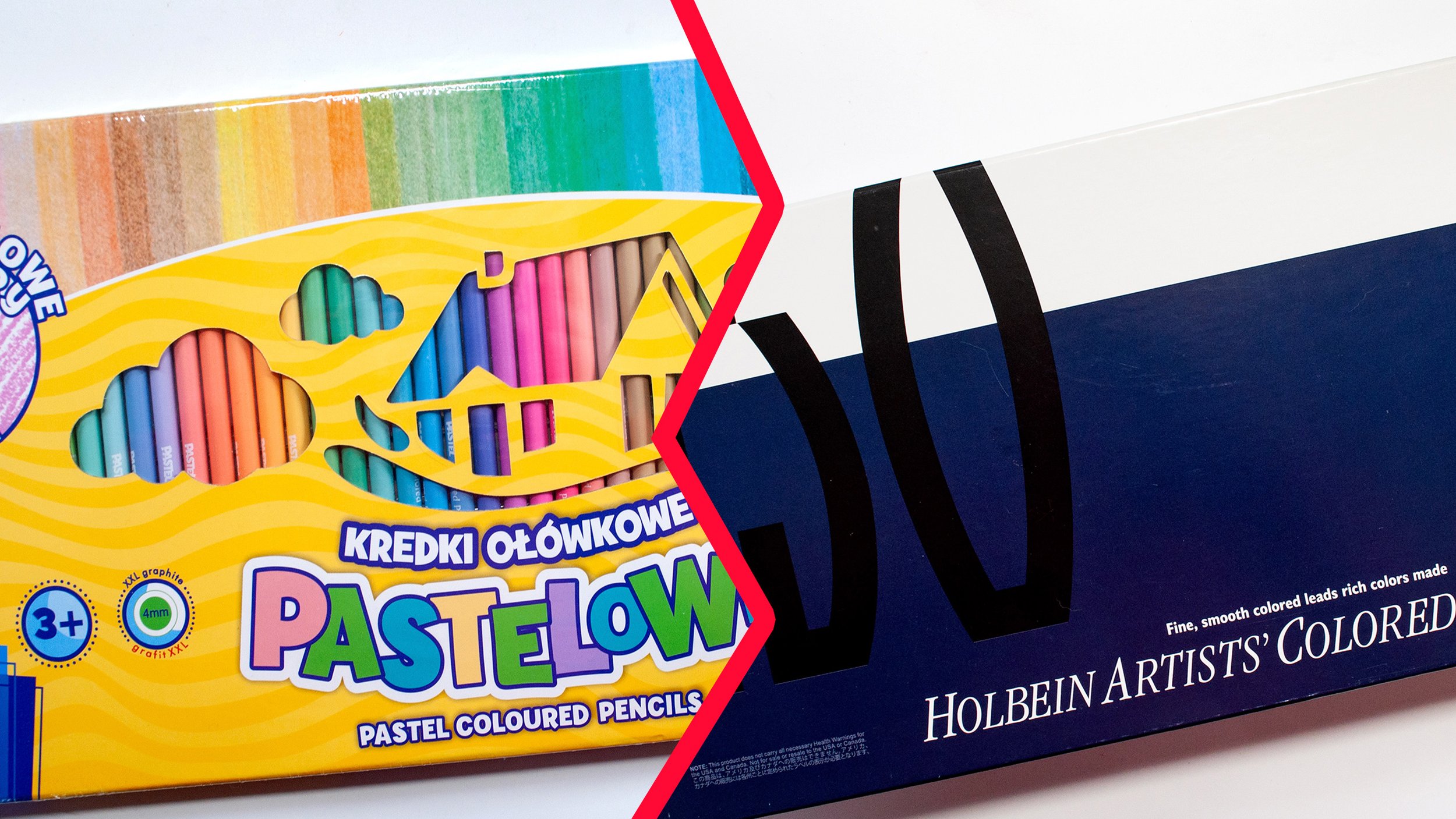 Astra Pastelowe Colored Pencils and Holbein 50 Set Of Pastel Tone Colored  Pencils — The Art Gear Guide