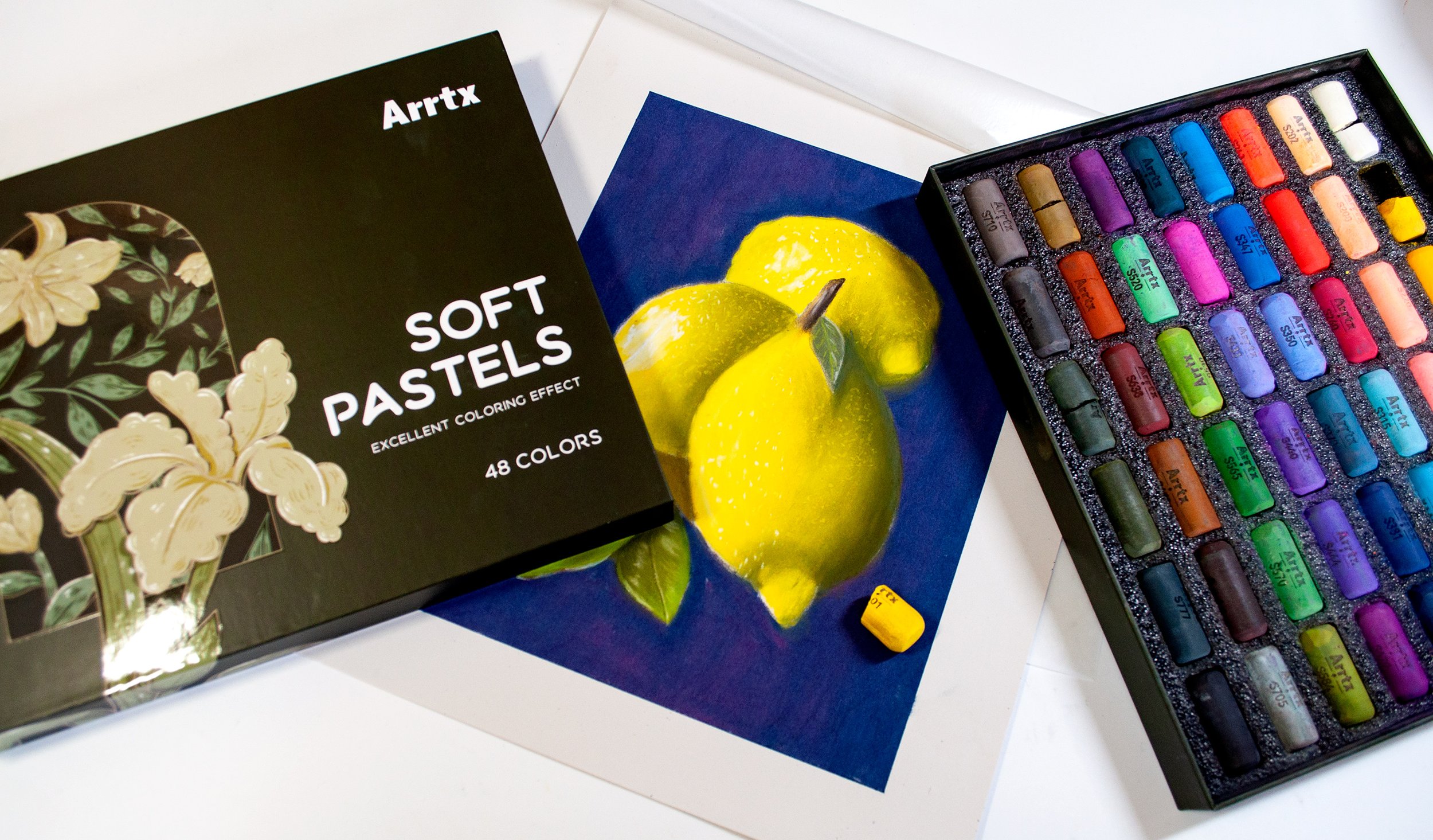 Arrtx 48 Colors Soft Pastels Set Non-toxic – ArrtxArt
