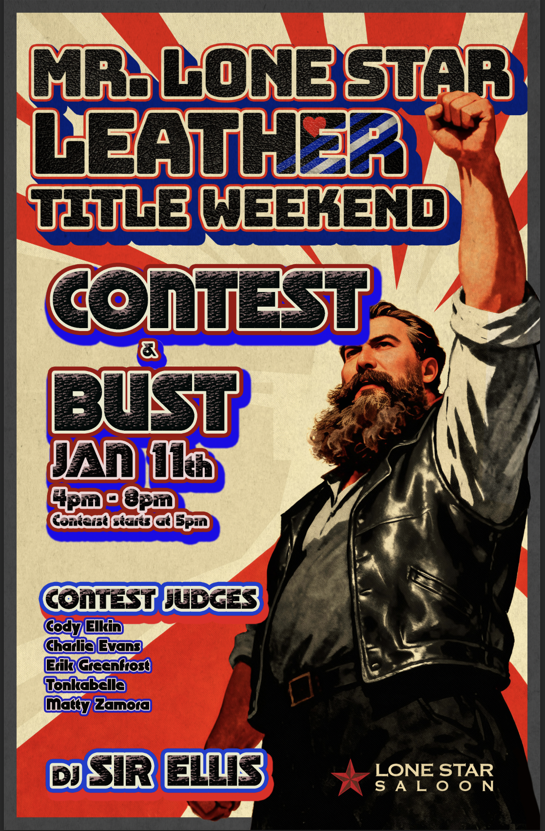 Mr Lone Star Leather Contest and Beer Bust