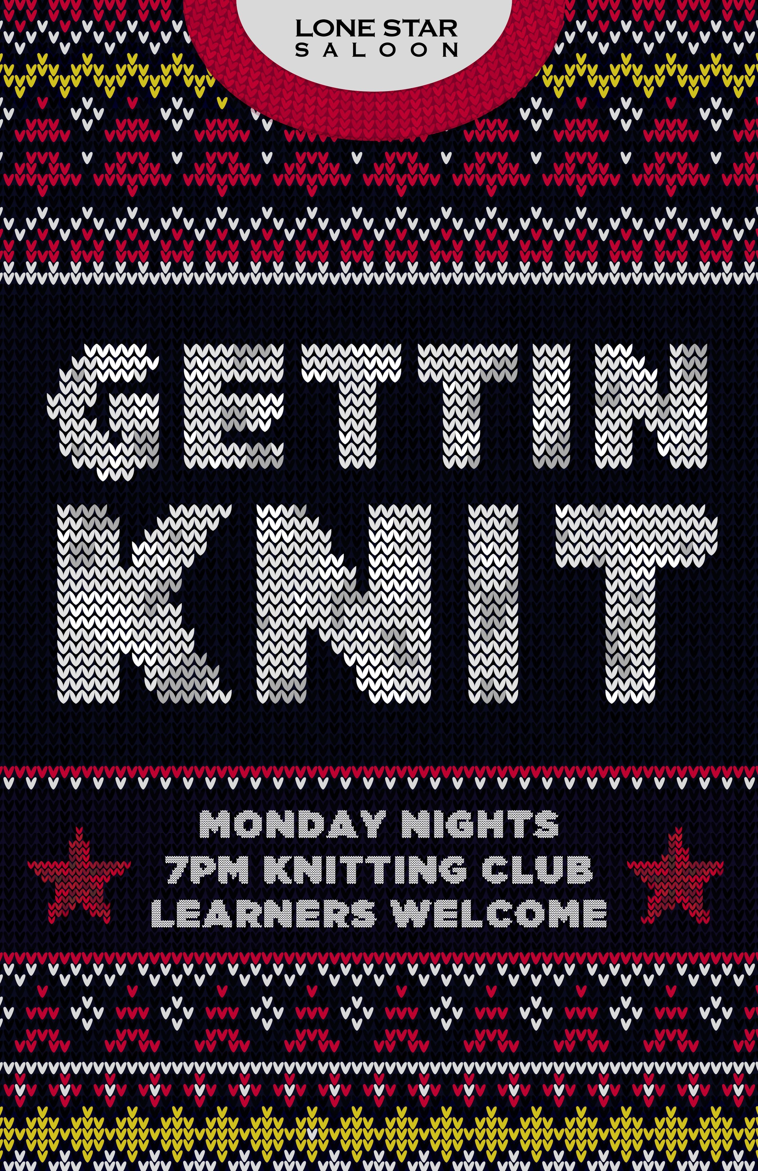 GETTIN KNIT - KNITTING NIGHT