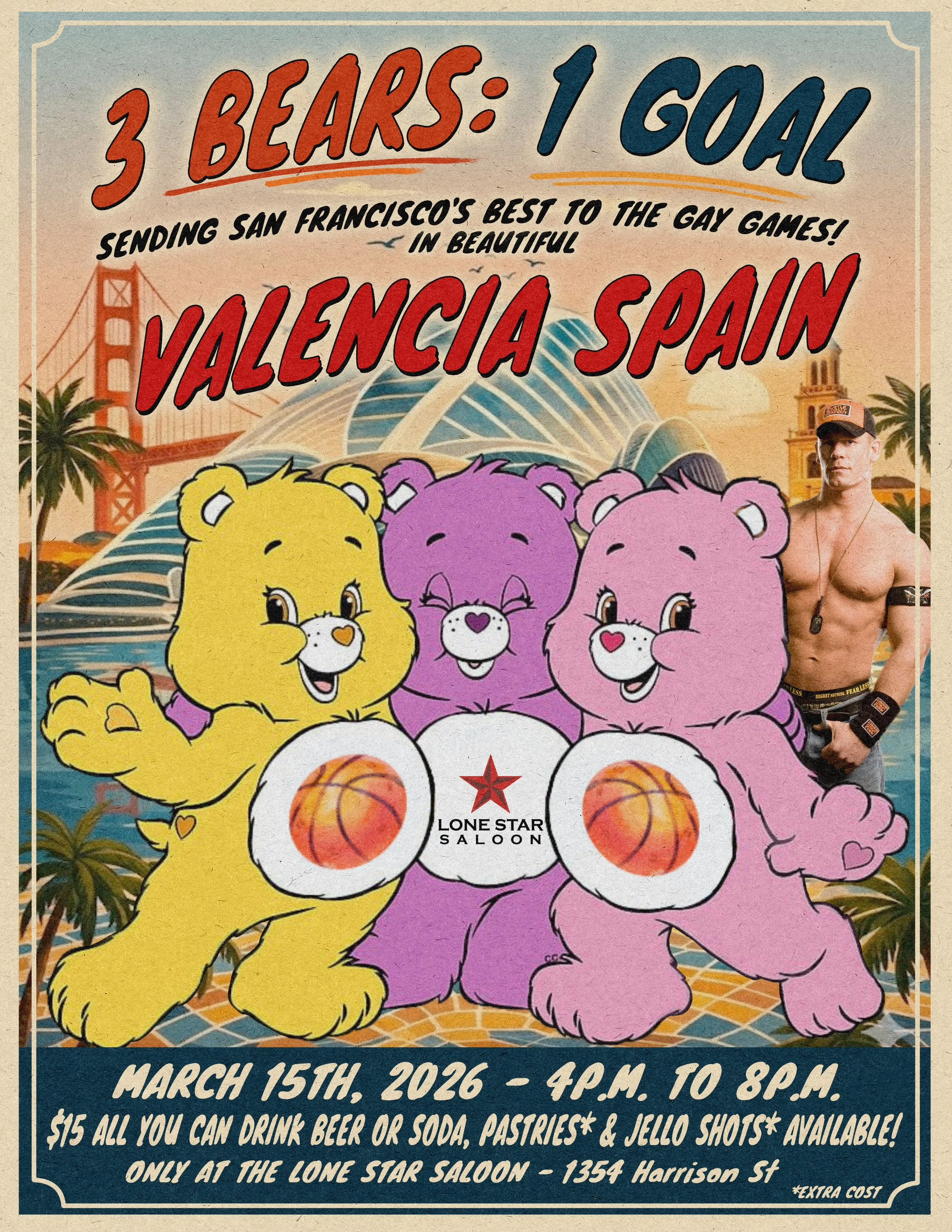 3 Bears, 1 Goal: Send SF to Valencia! Beer Bust