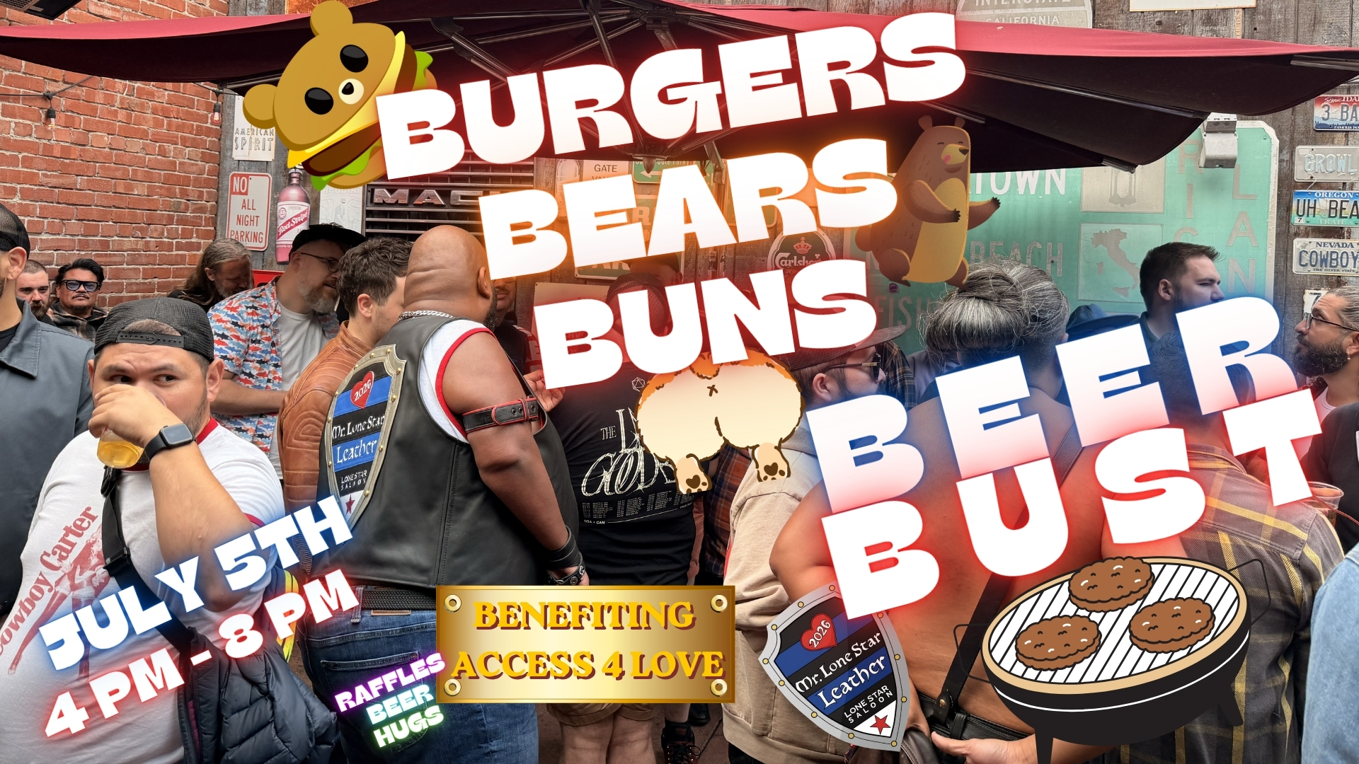 Burgers, Bears &amp; Buns Beer Bust