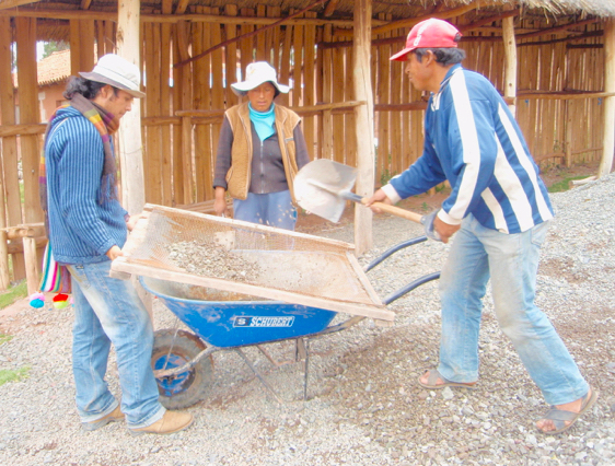 Cleaning sand for Wayllarcocha.jpg