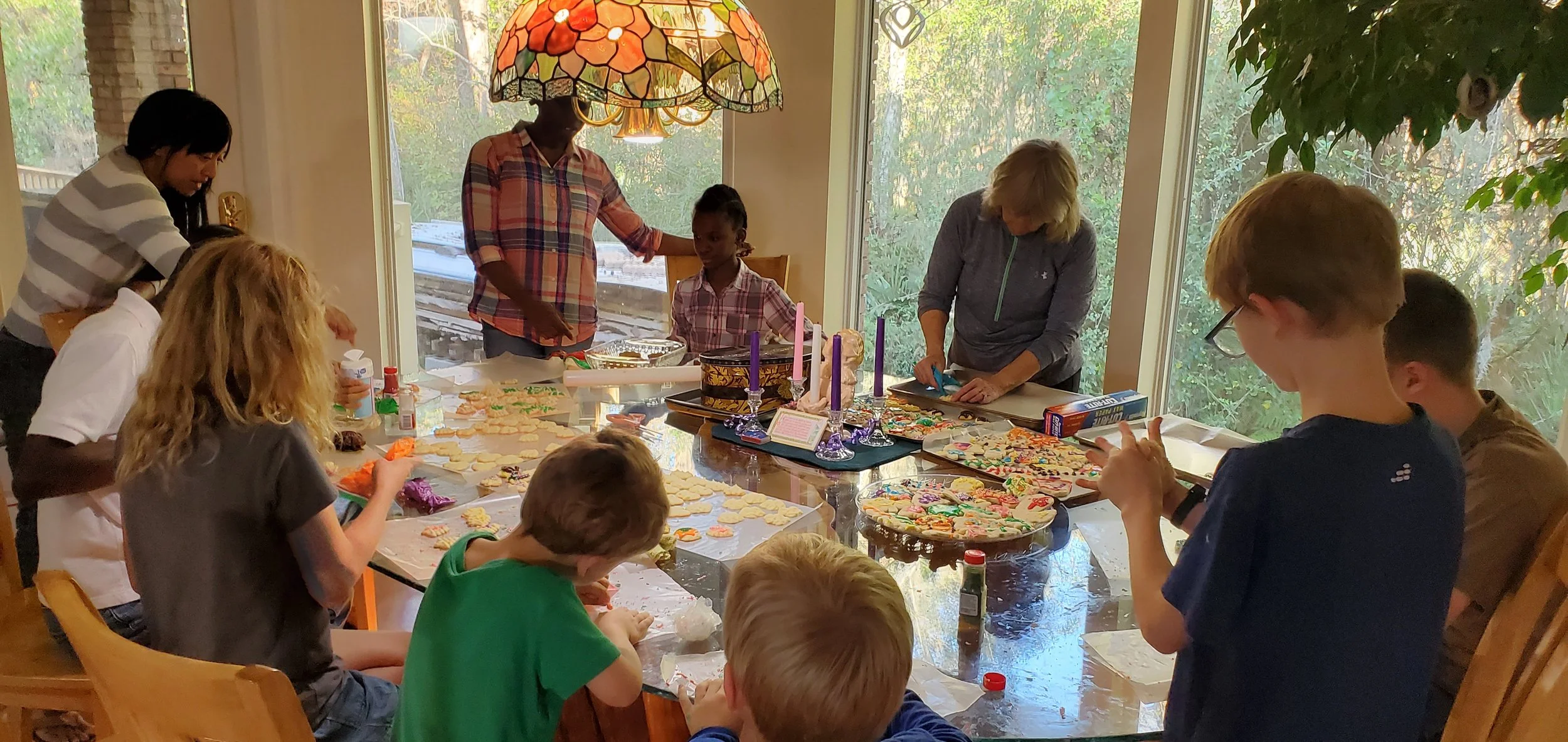 Decorating Cookies at Ron & Kathi's 8/6/21