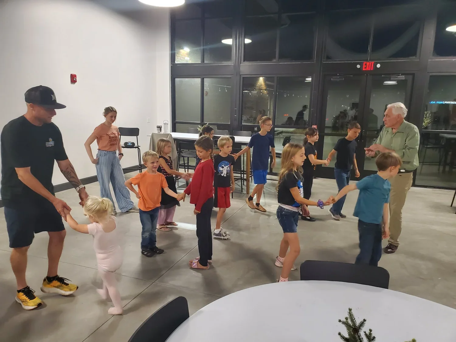 MacKenzie teaching Jr Shag Lesson at The Springs Church 11/15/2023