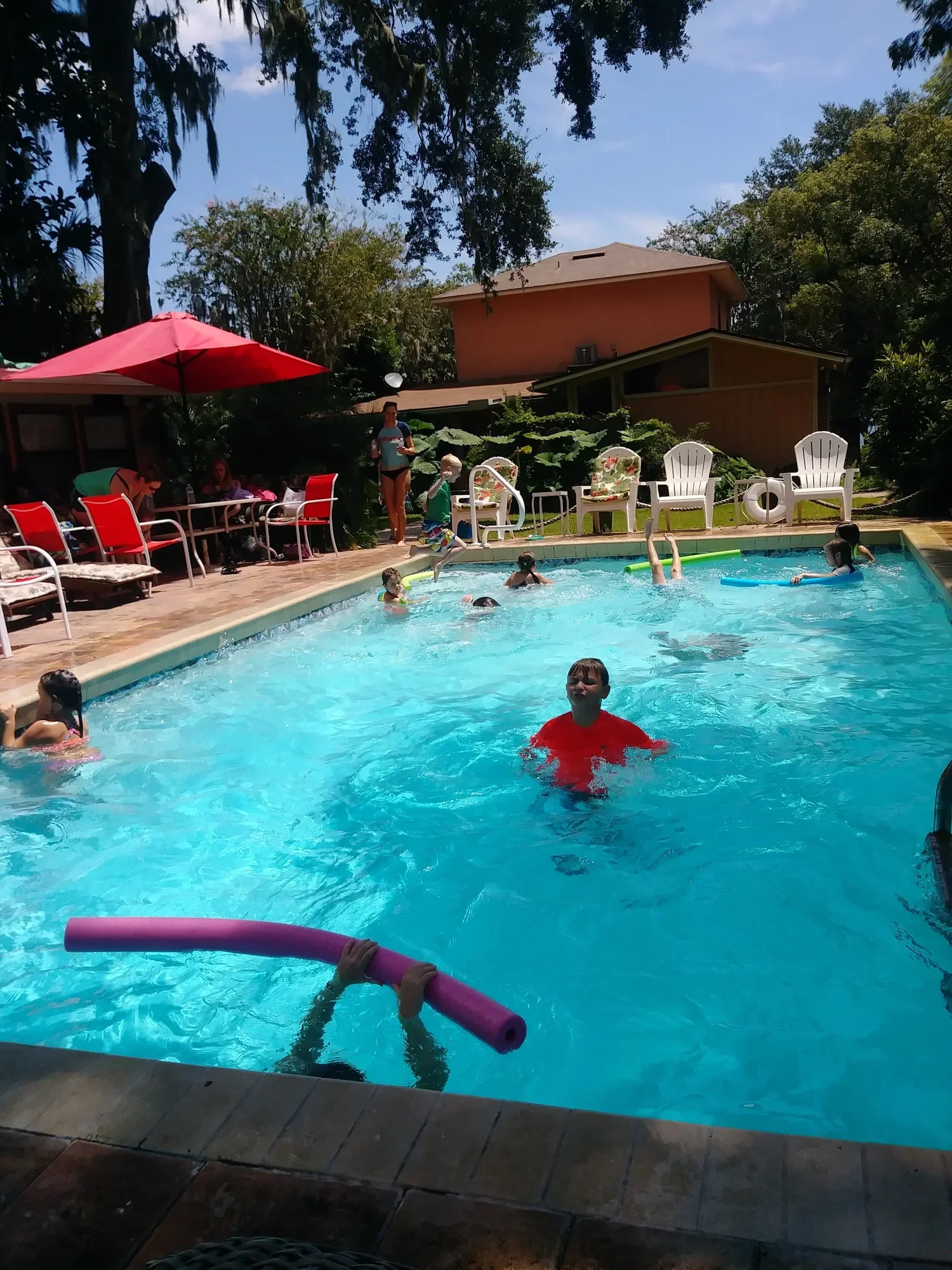 Pool Party with lessons at the Shag Shack at the home of Bob and Mona King in Orange Park, FL.