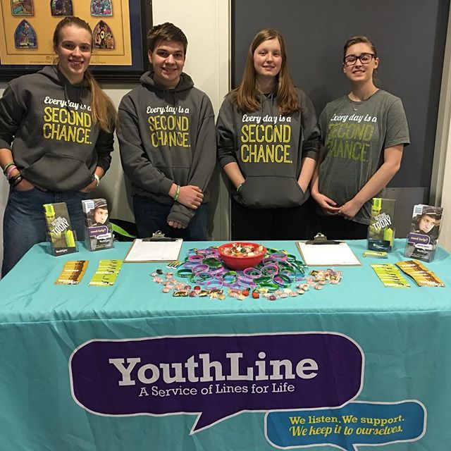 Screening of Not Alone in Bend, OR.  These teens are creating the safety net for their peers!