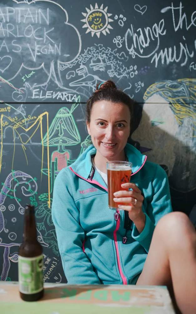 Chalk was available for those inclined to add flare to the wall. I just smudged it with my jumper.