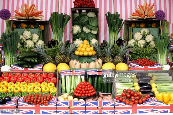 Photo by Christopher Furlong/Getty Images News / Getty Images Imagine walking into a supermarket and seeing this work of food art!