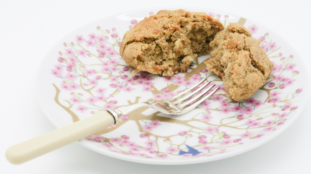 Oh, it's just my best plate and my best fork, mid way through my best muffin.