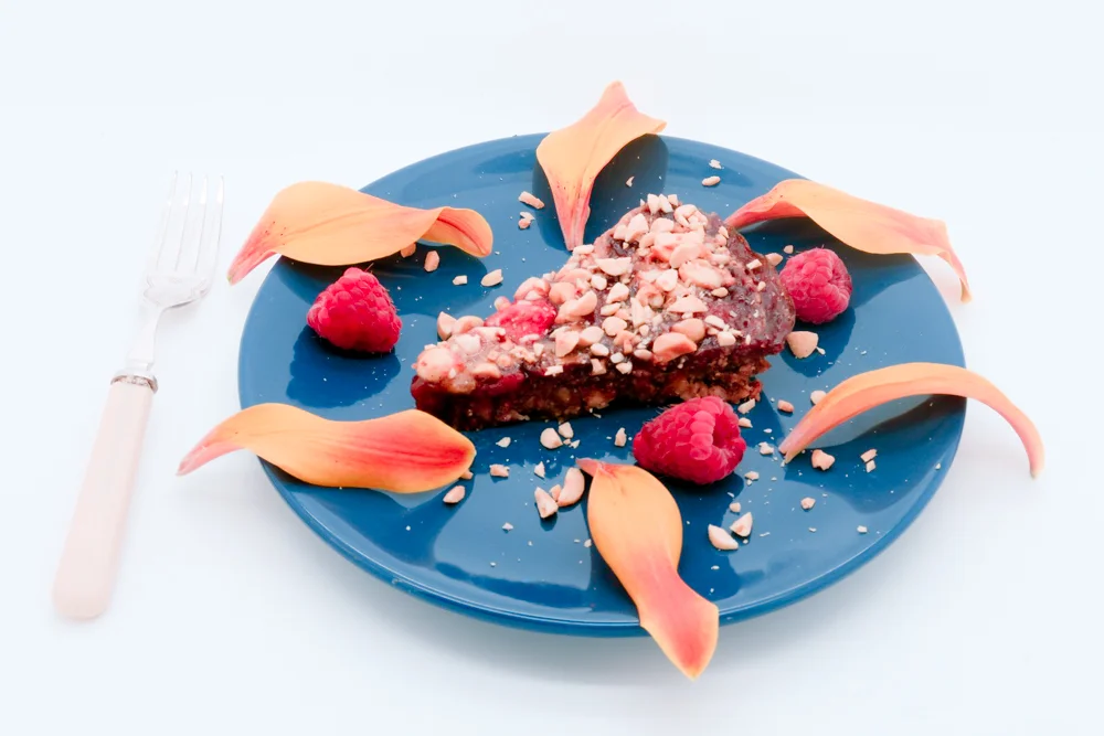 Stupid dark plate, hiding the true beauty of this slice of deliciousness.