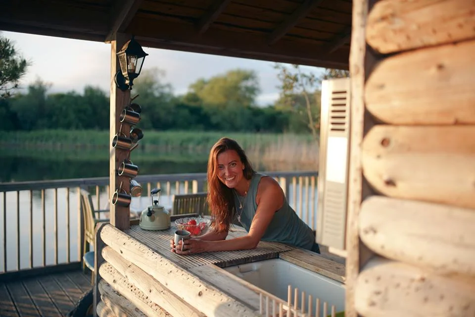 Happy face in a happy place. 