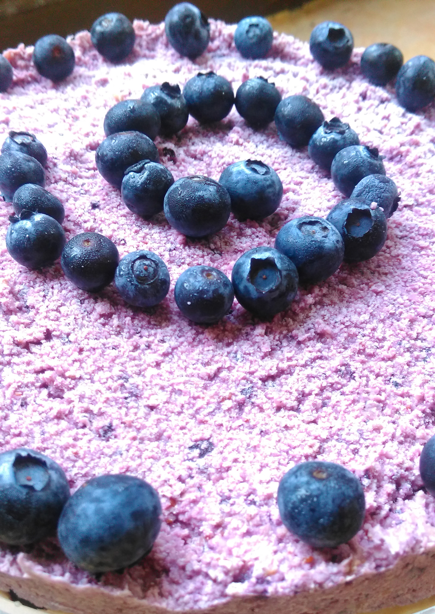 Blueberry and Lemon Cheesecake