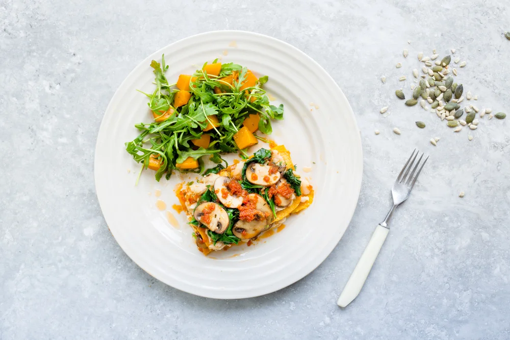 Squash mushroom and butter bean 'lasagne' (minus the starchy carbs) OH GOD I MISS YOU SO MUCH ALREADY.
