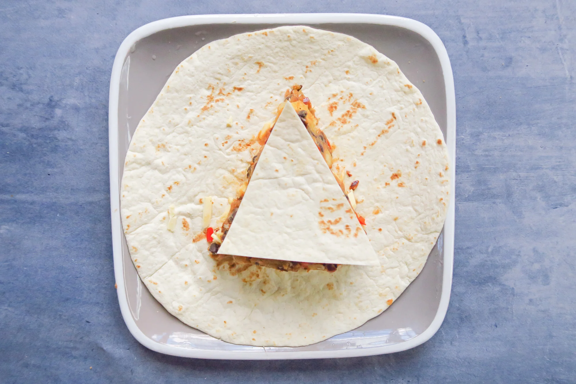 Make it triangular.
