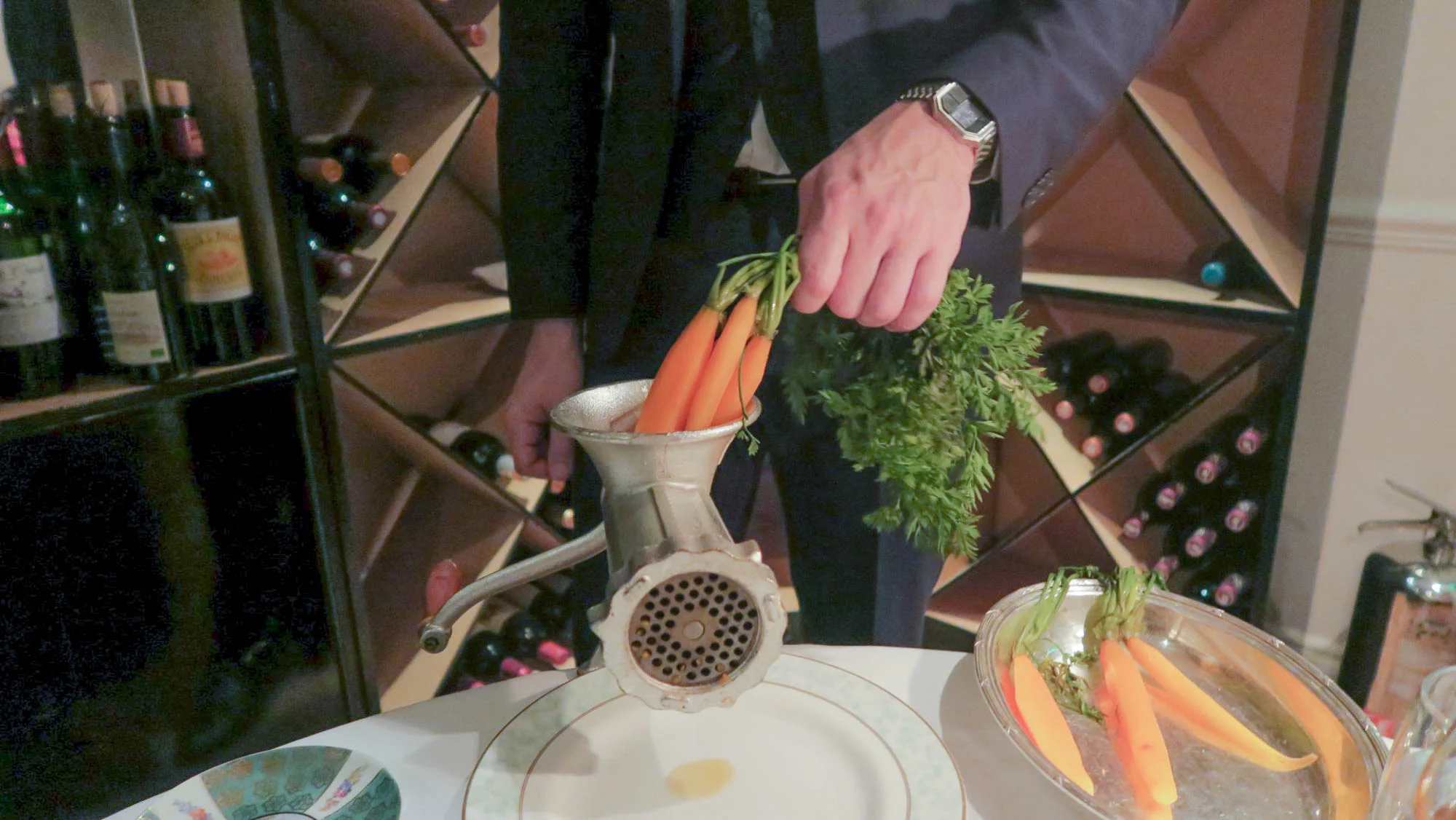 This guy was in charge of our carrots.